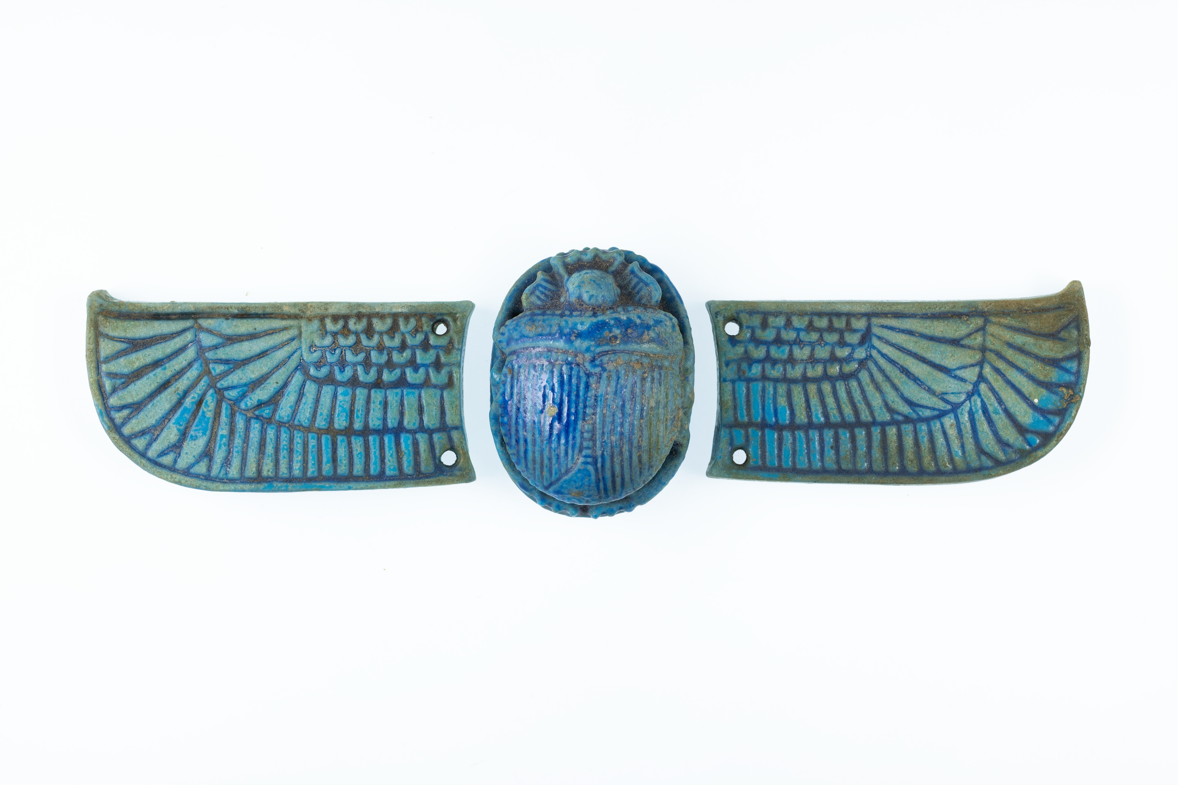 Winged scarab
