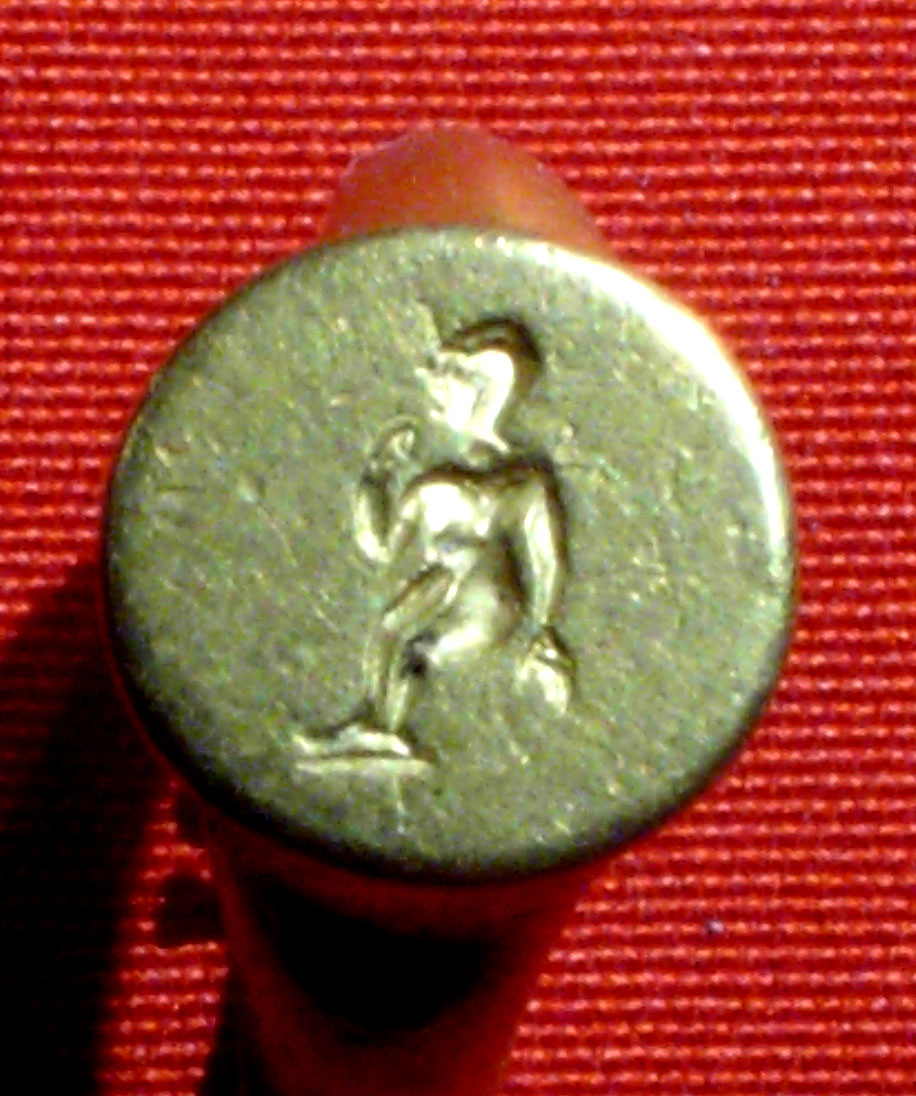 Ring with intaglio of Harpokrates