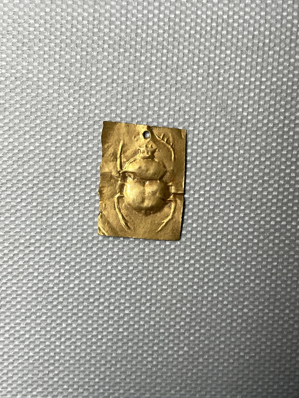Small Plaque with Scarabeus in Relief