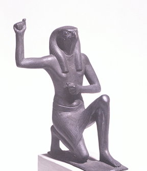 One of the Souls of Buto in the Pose of Rejoicing
