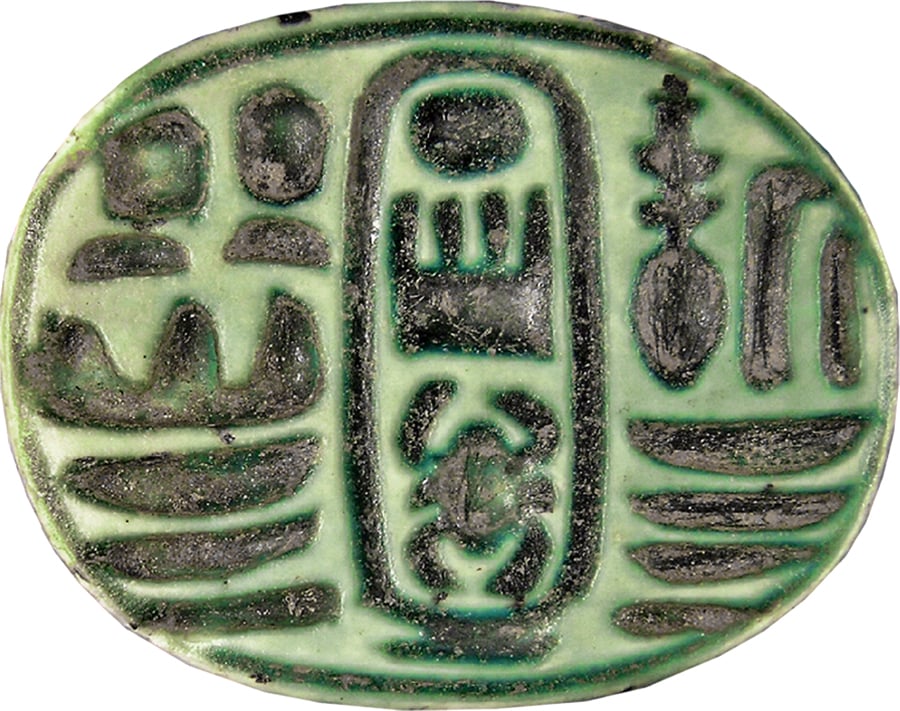 Scarab with the Cartouche of Thutmosis III