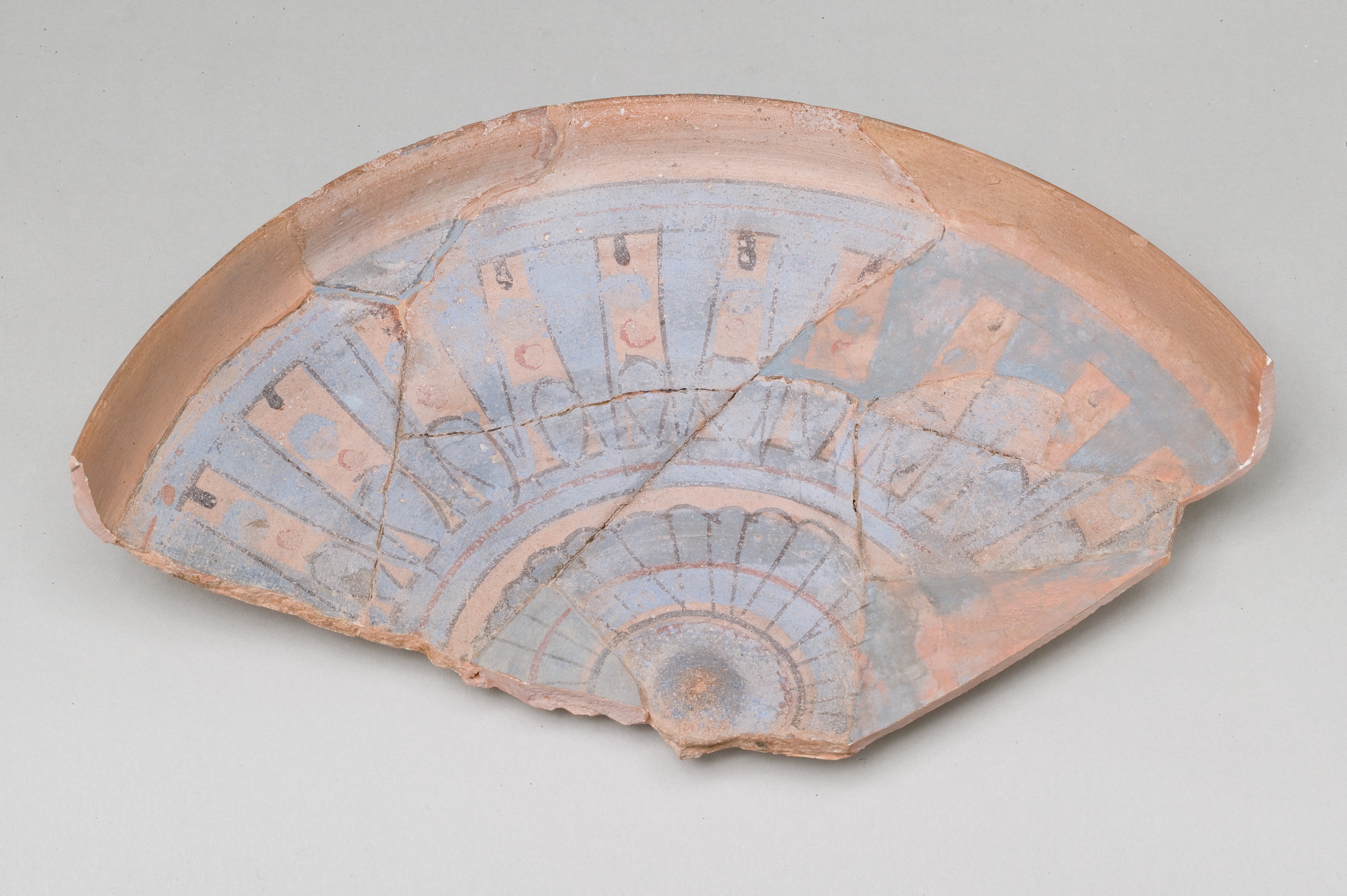 Blue-Painted Dish from Malqata