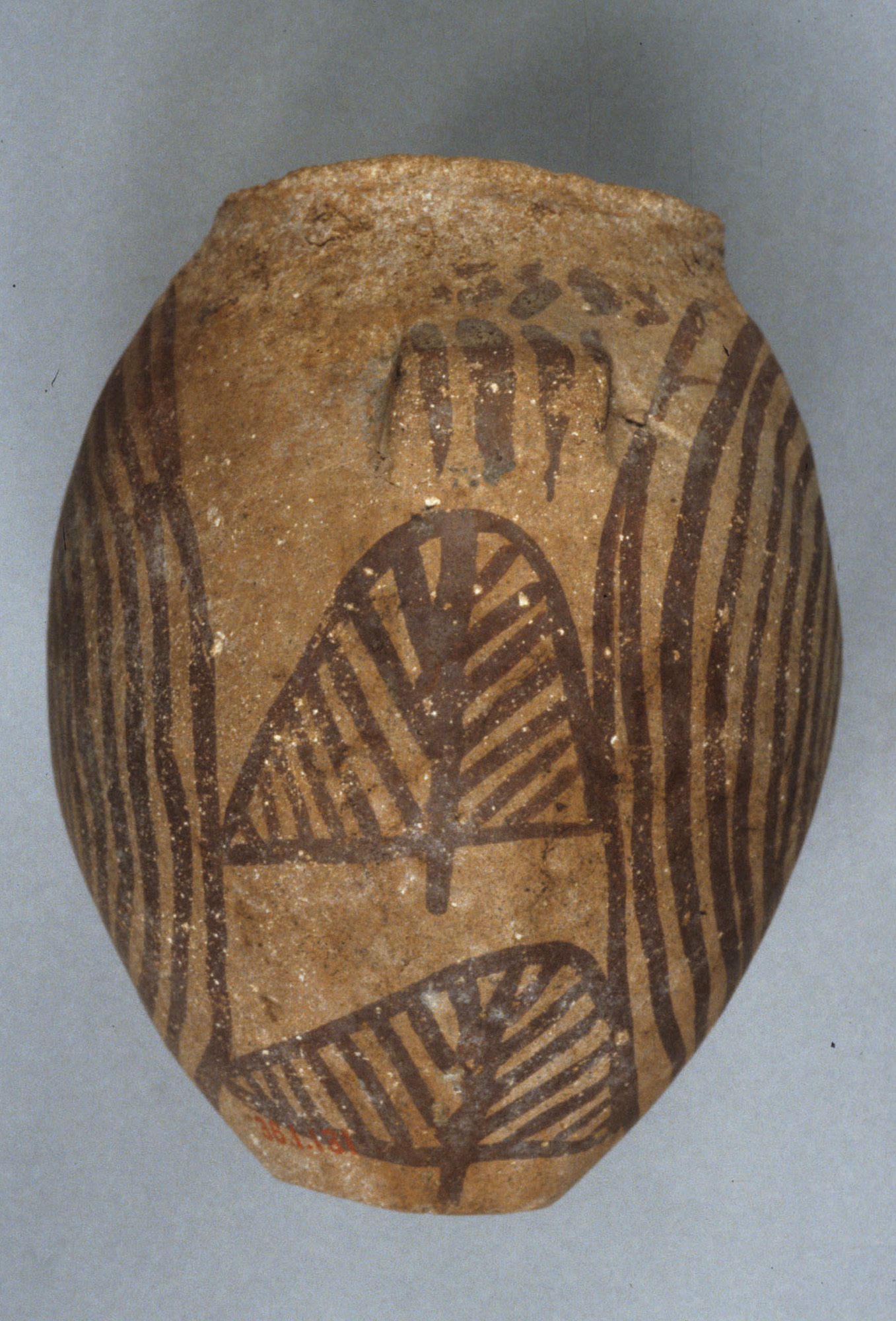 Decorated ware jar