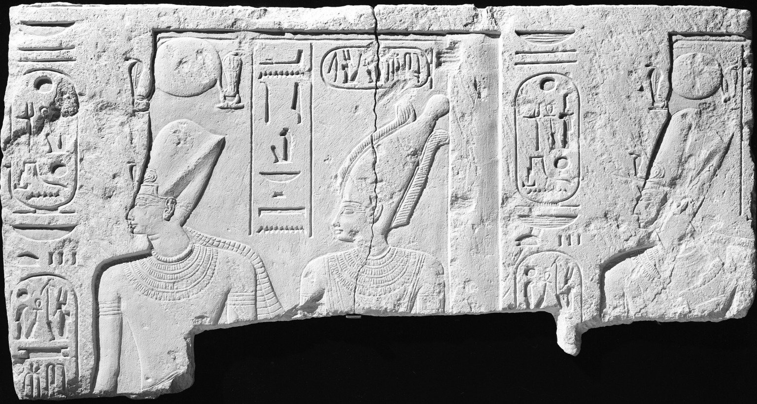 Representation of Pair Statues of King Ramesses II
