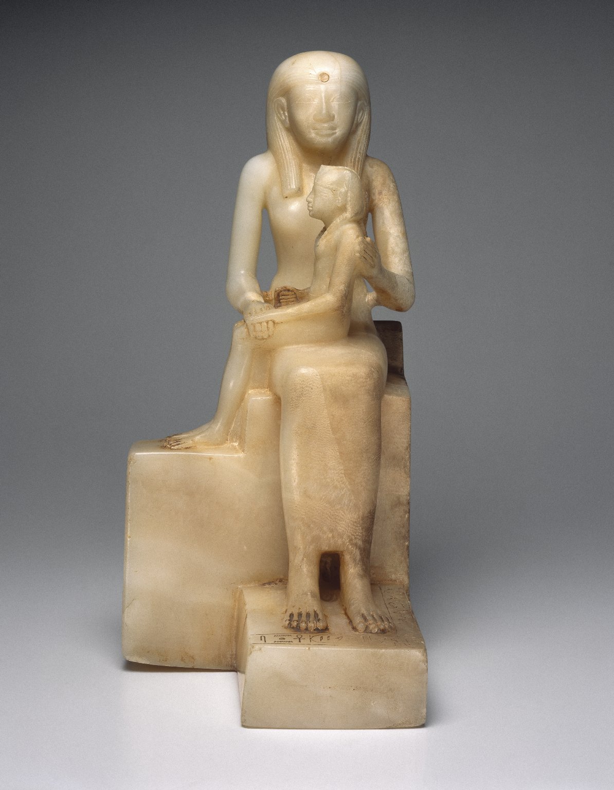 Statue of Queen Ankhnes-meryre II and Her Son, Pepy II