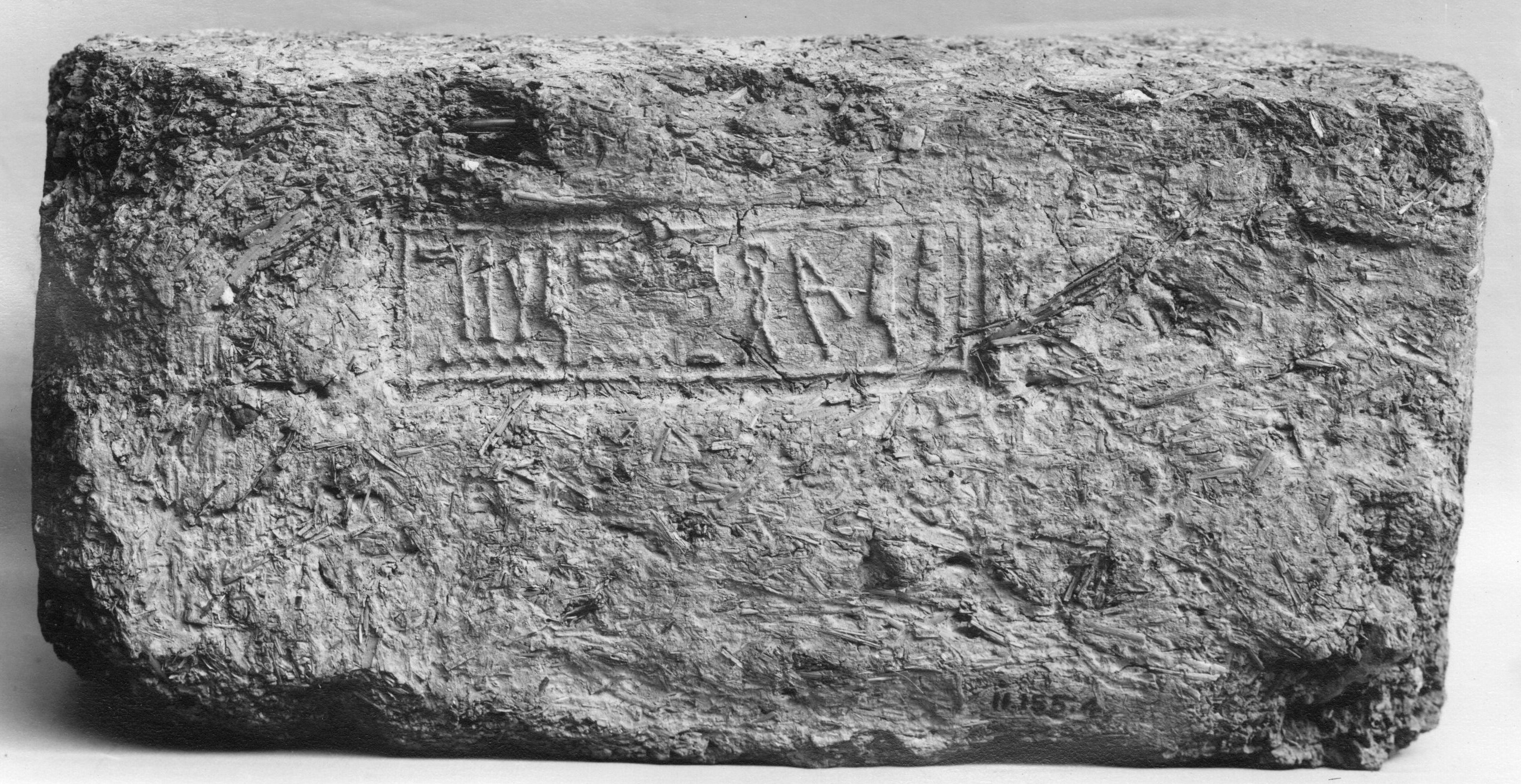 Mud Brick Stamped with the Name of Meryptah