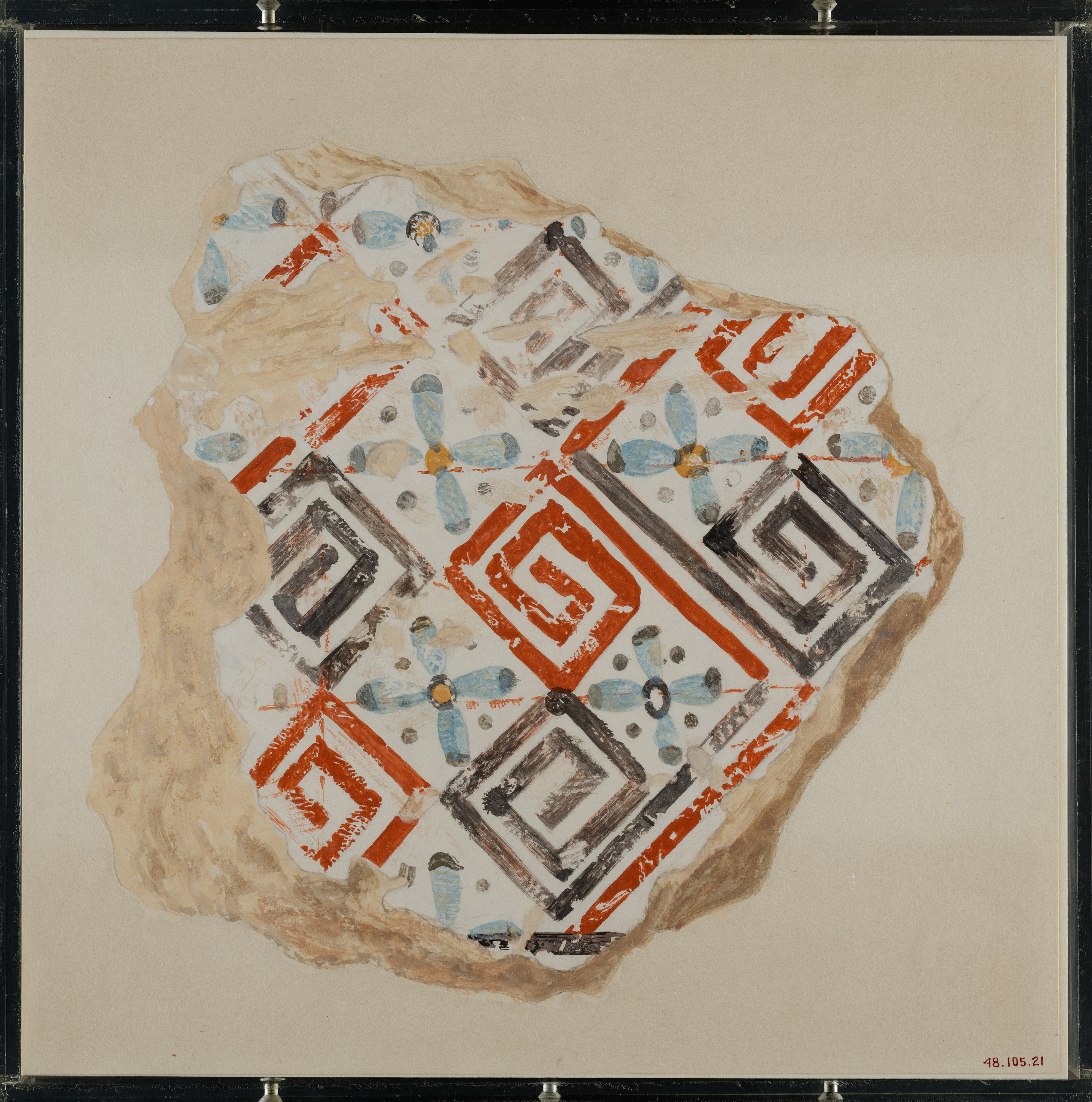 Ceiling Fragment , Tomb of Intef