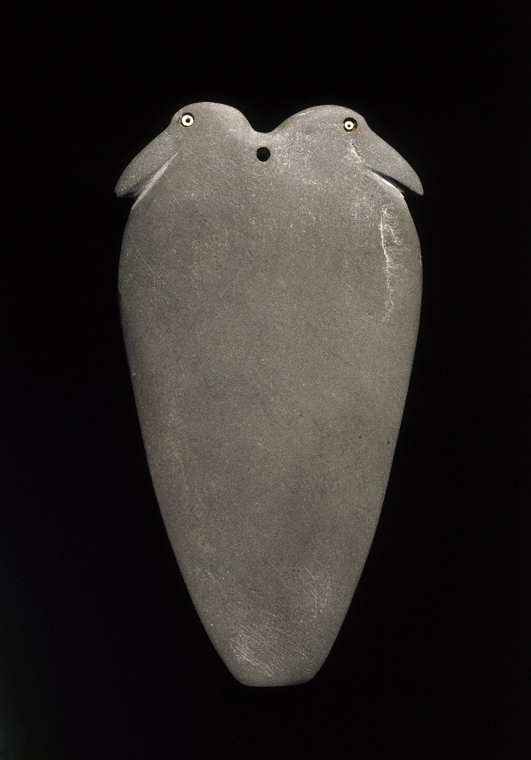 Palette with Double Bird Head