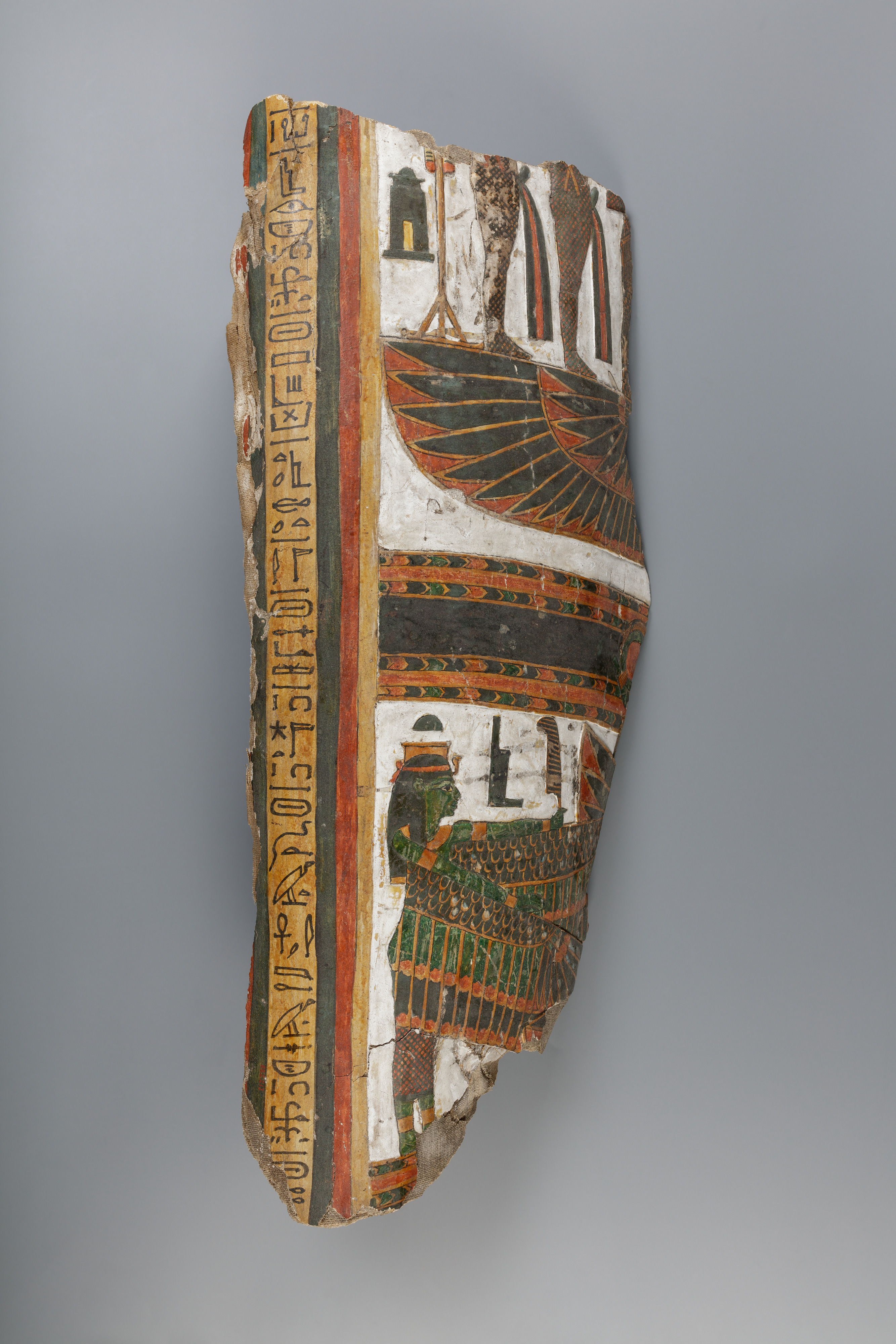Cartonnage fragment inscribed for the Singer of Amun Shepenaset