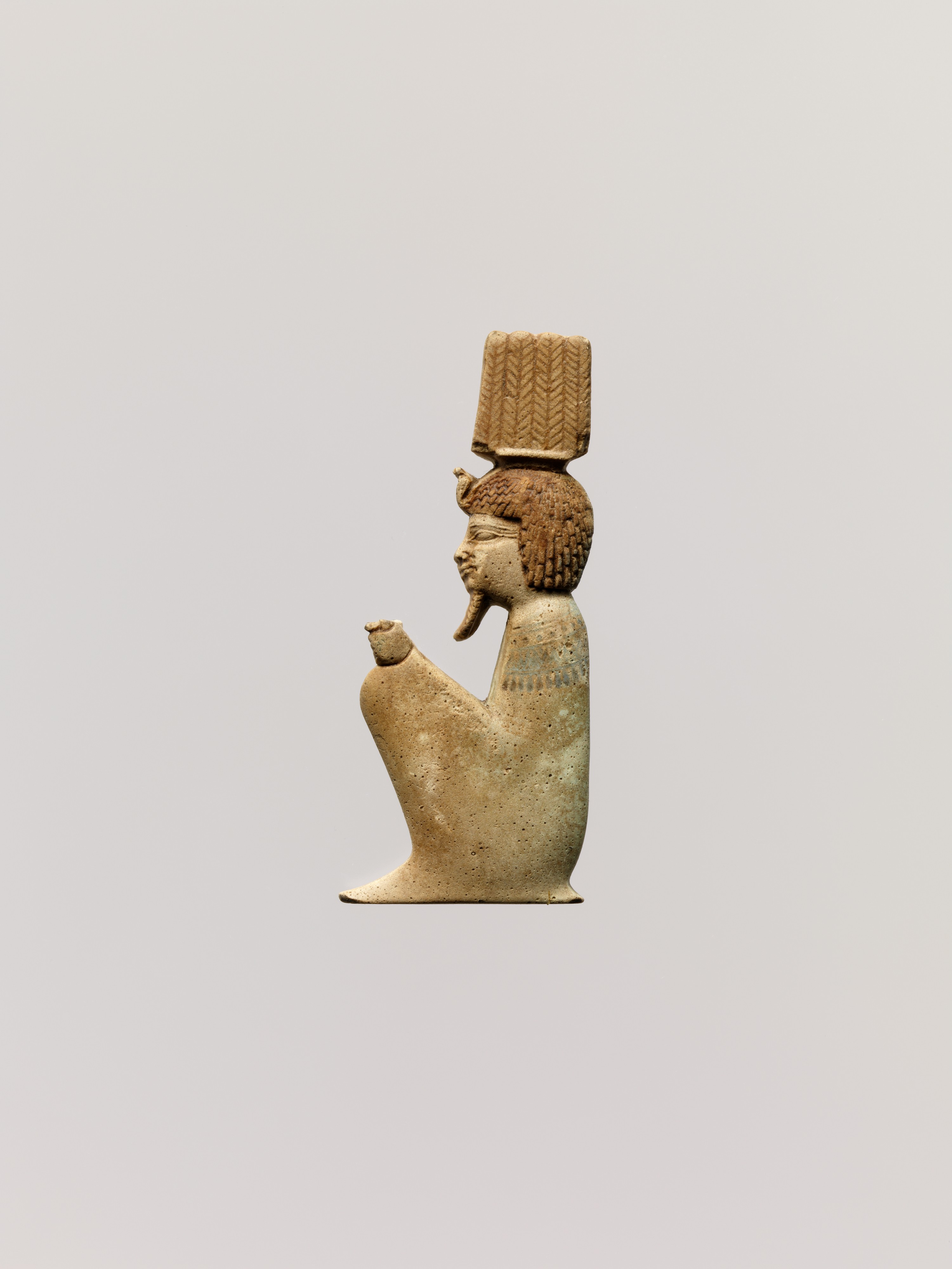 Inlay depicting the squatting god Anhur (Onuris)