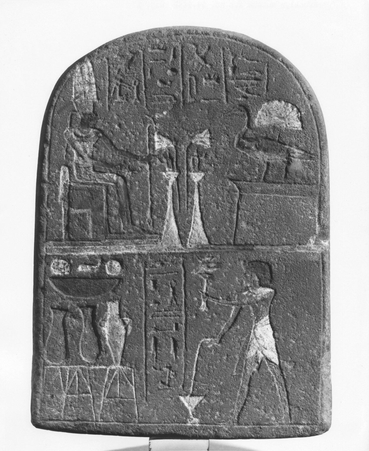 Stela with Amun-Re and a Gander