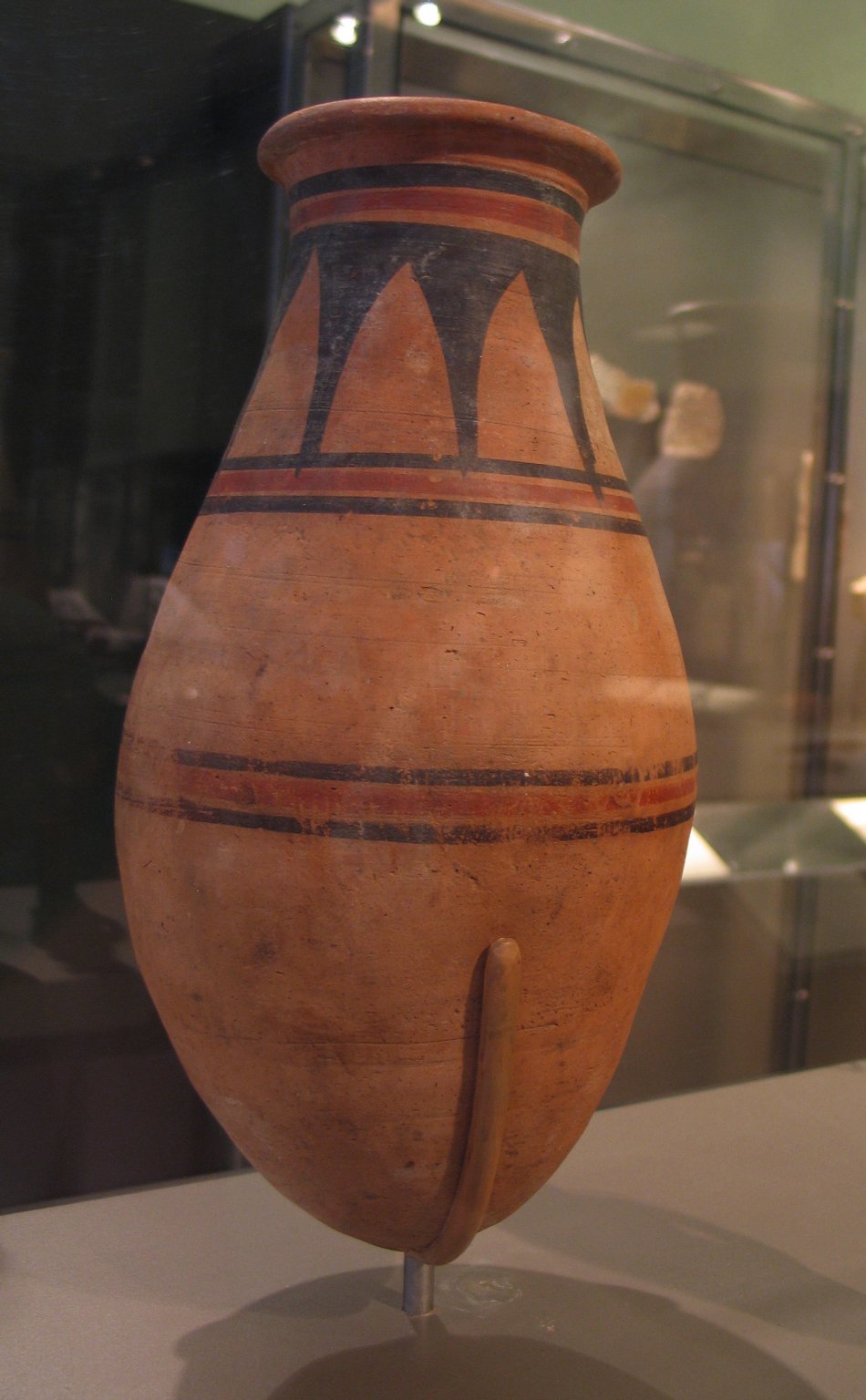 Tall, Round-Bottomed Jar