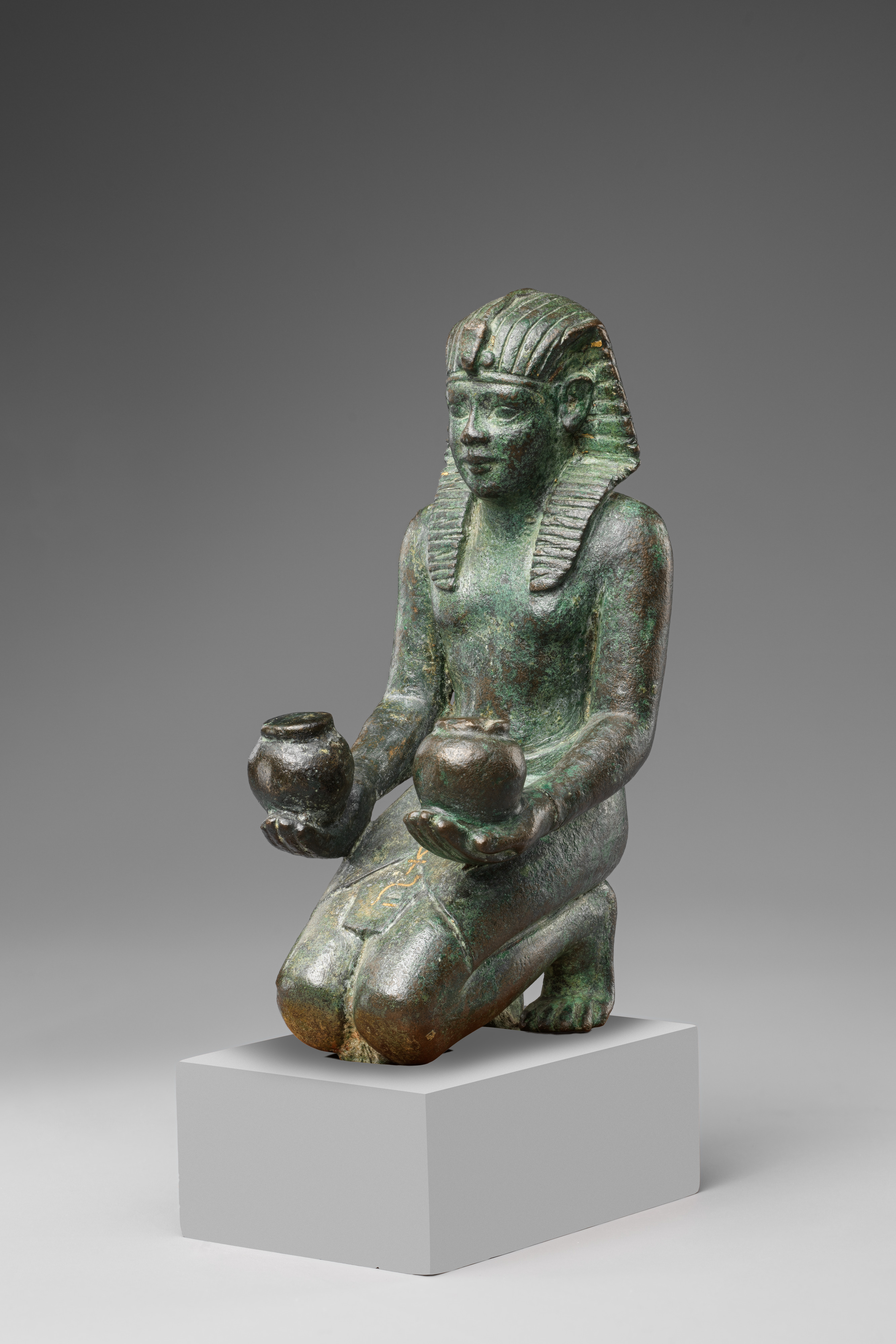 Kneeling statuette of King Amasis