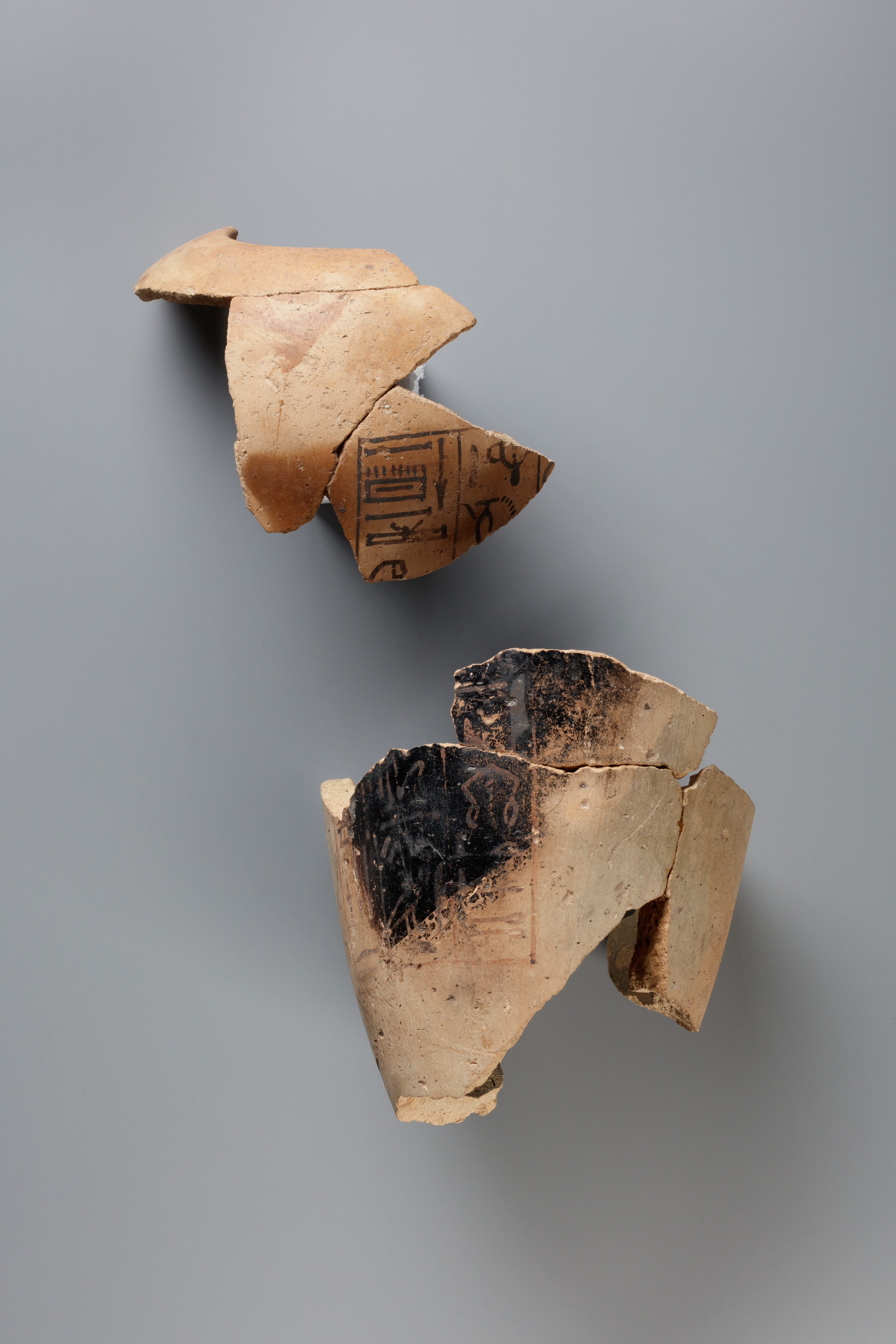 Fragments of a Canopic Jar Inscribed for Senimen