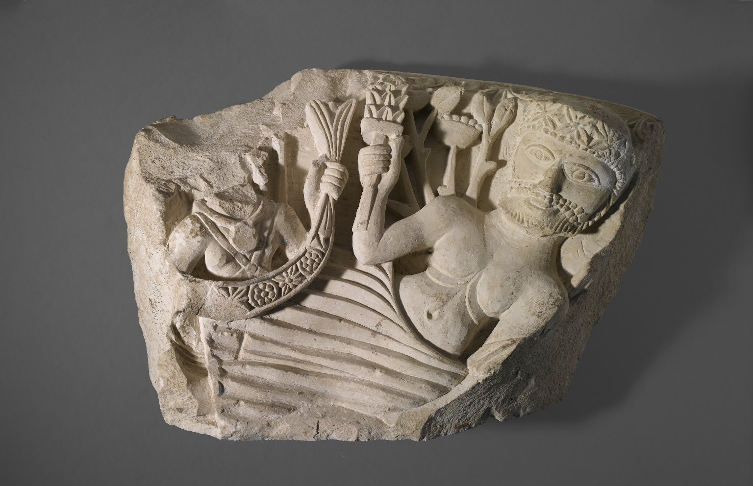 Part of an Arch with the Nile God and Earth Goddess