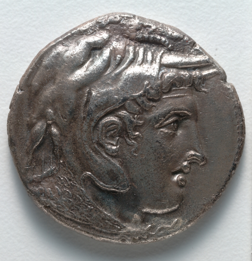 Tetradrachm: Head of Alexander III [The Great] (obverse)