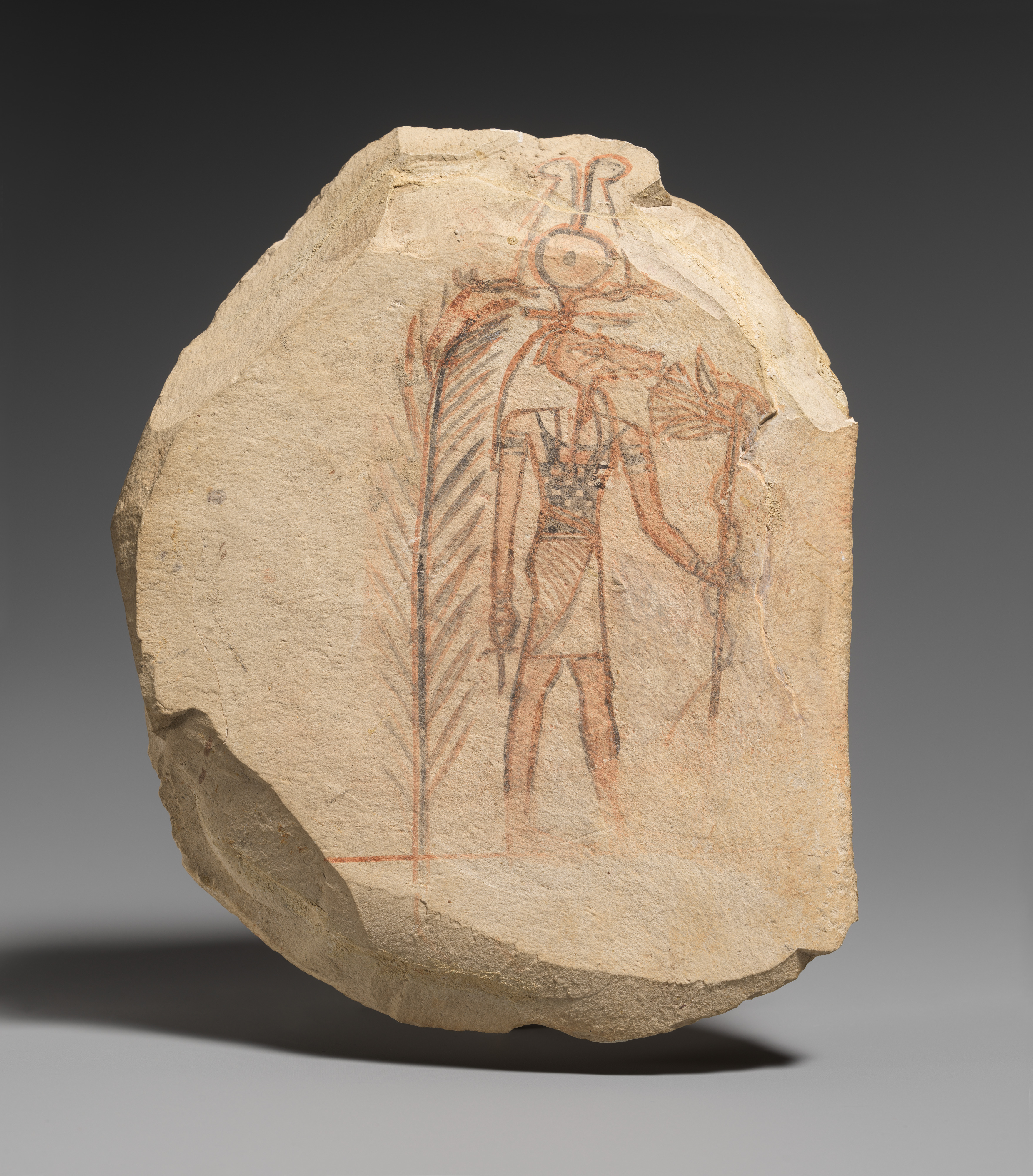 Ostracon Depicting the God Sobek