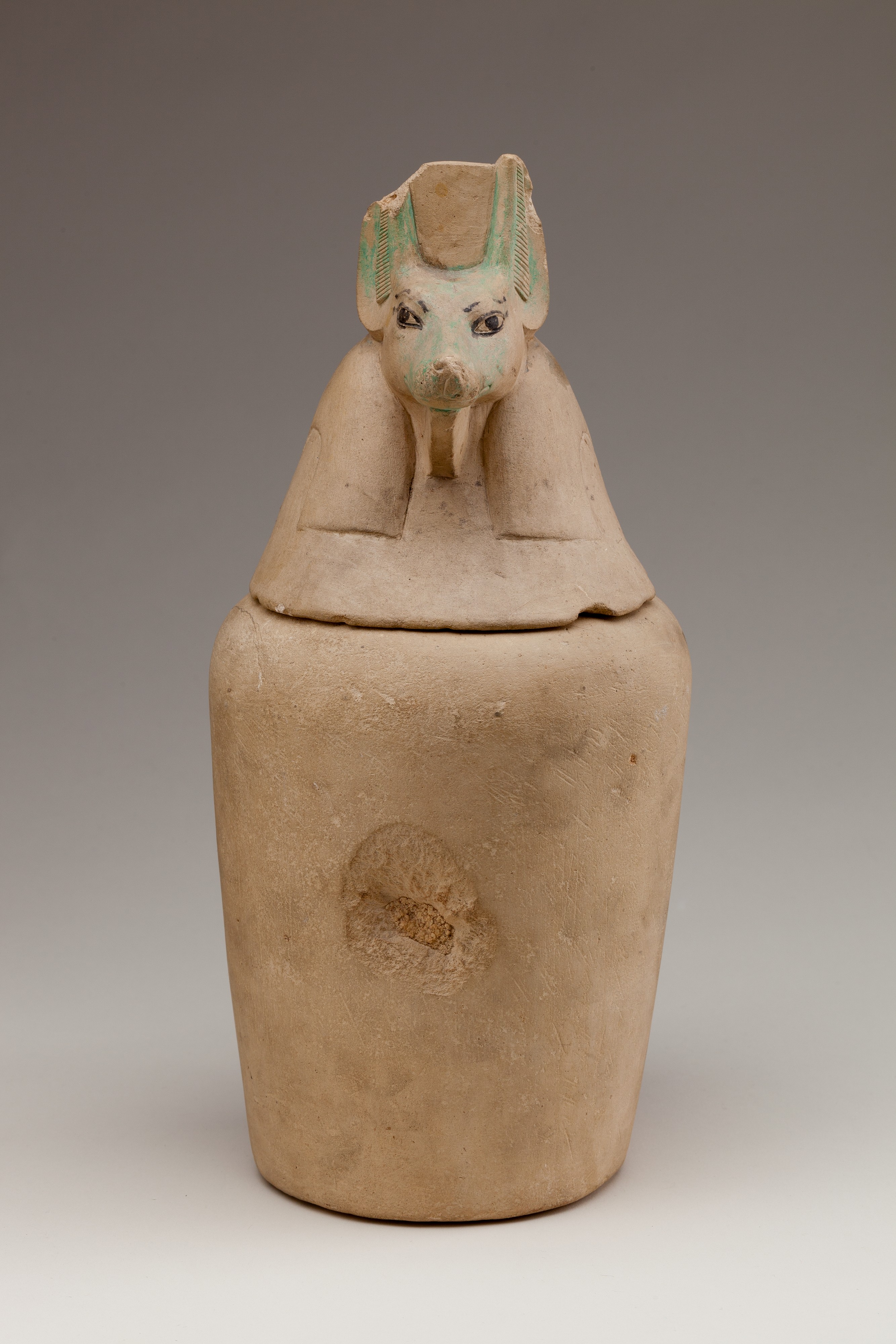 Canopic Jar Representing the Deity Duamutef