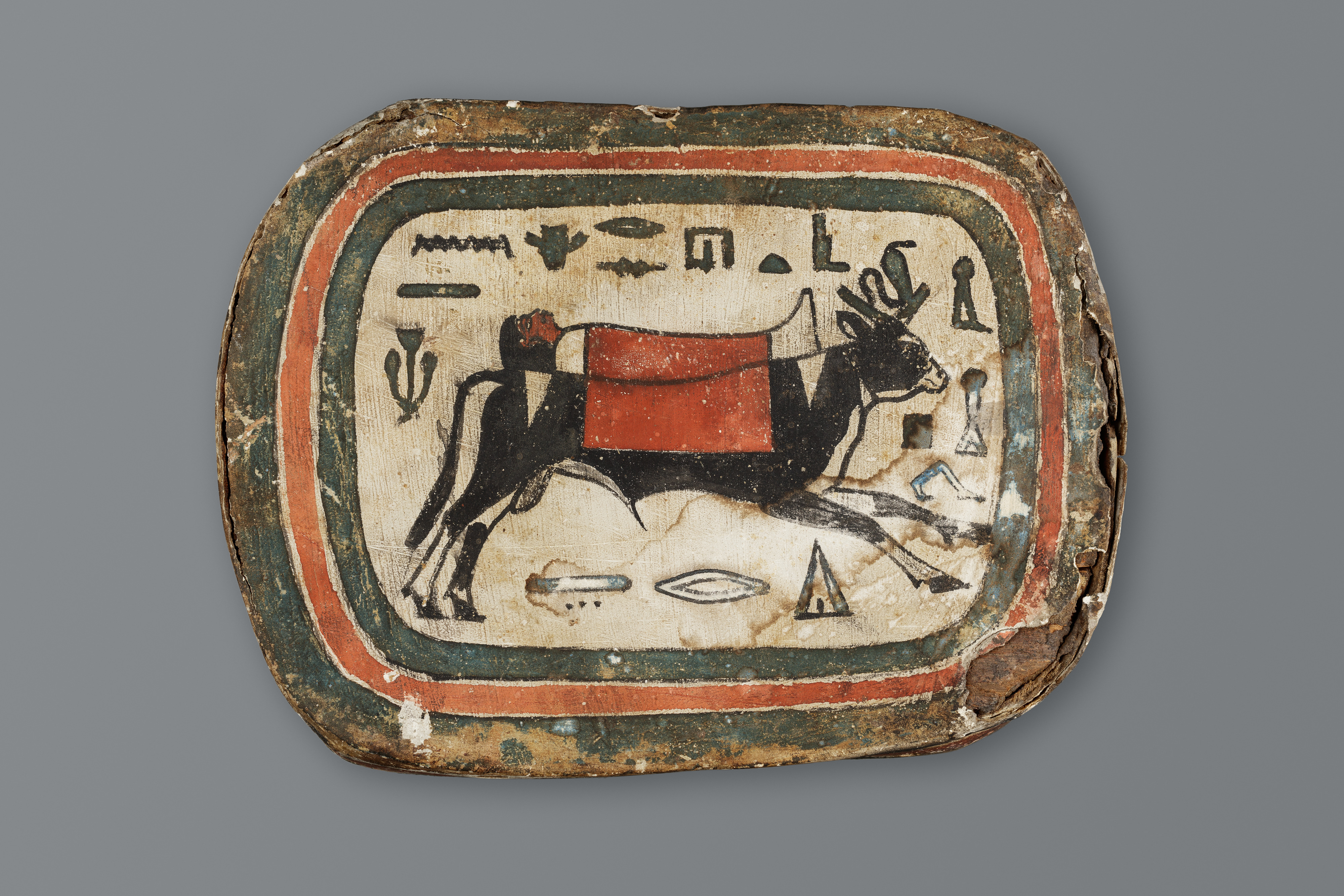 Footboard from the cartonnage case of Heresenes