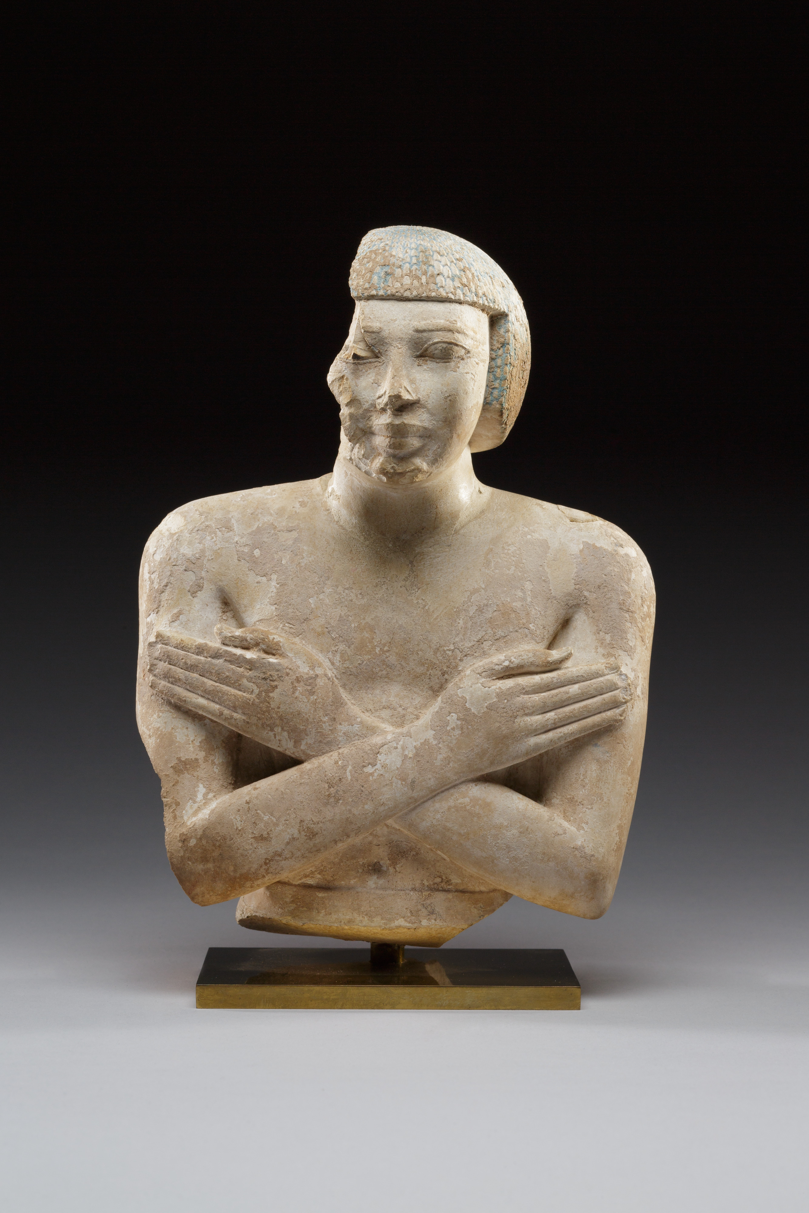 Upper part of a statue of Iqer