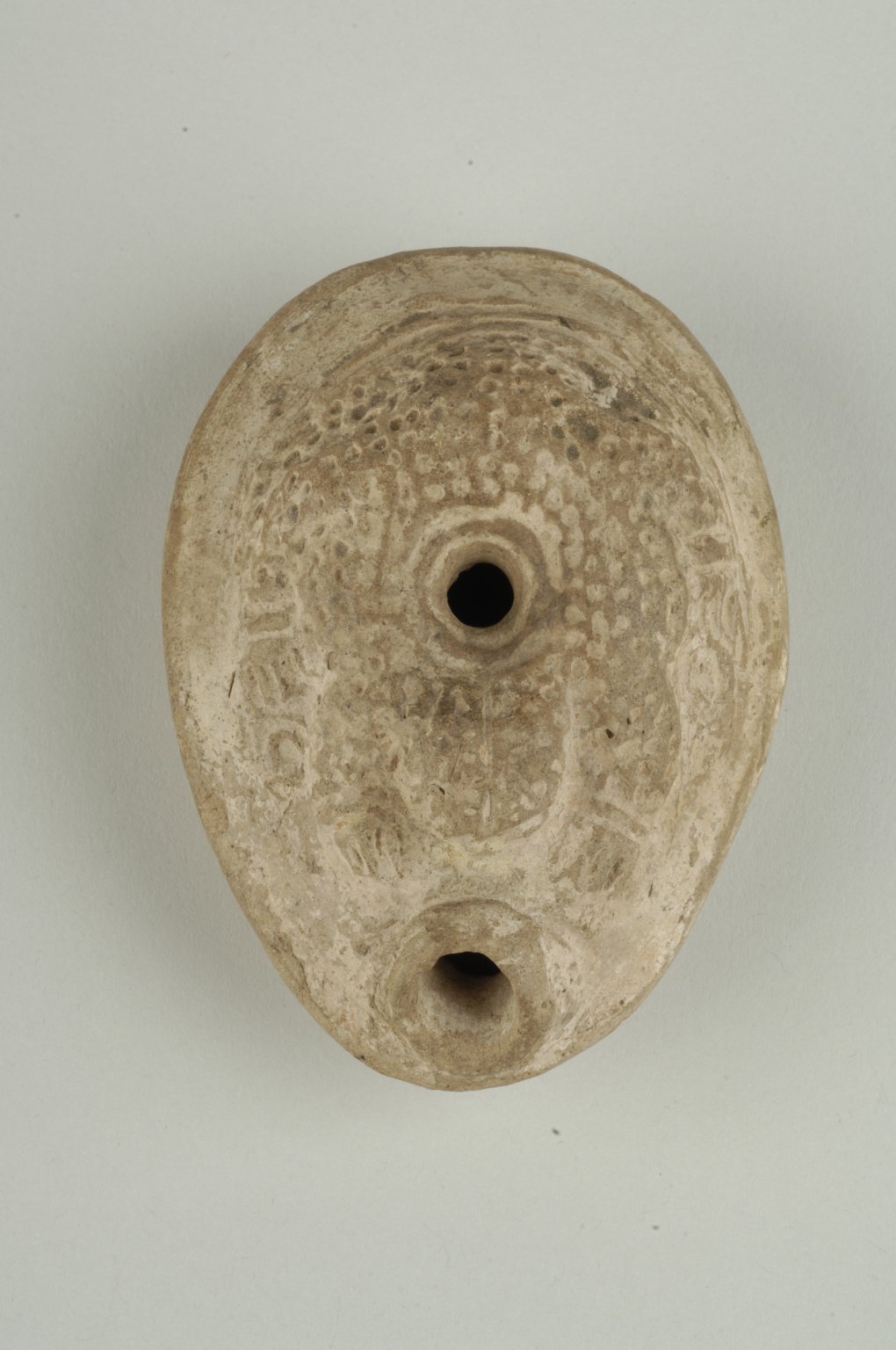 Lamp with Inscription on Base