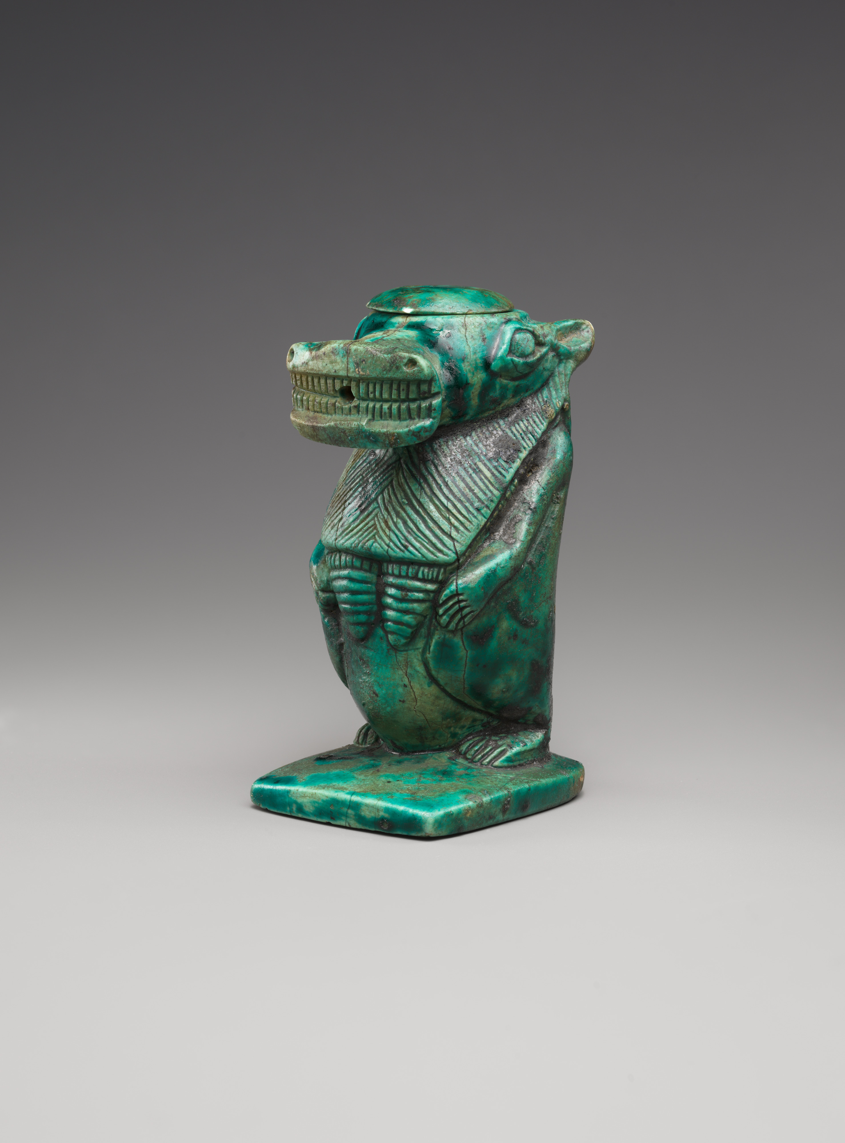 Magical container in the shape of a hippo goddess