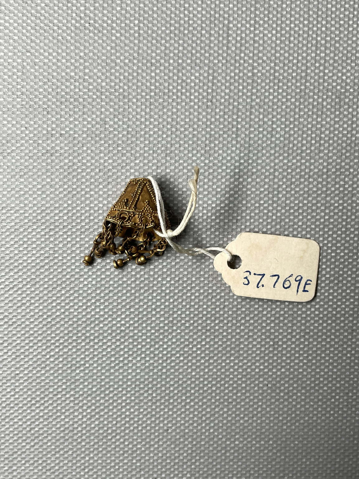 Pendant of an Earring or Conical Shape