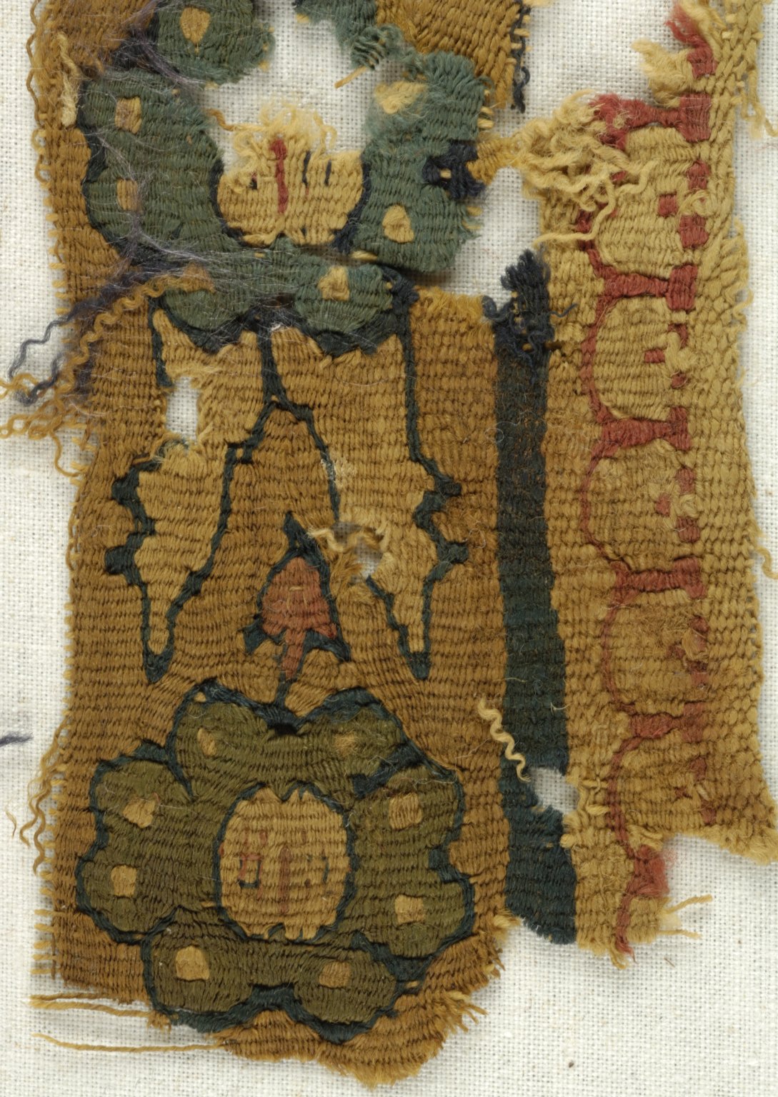 Band Fragments with Botanical Decoration