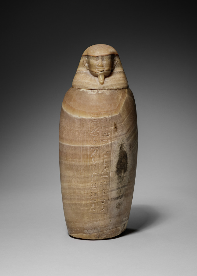 Canopic Jar with Man's Head