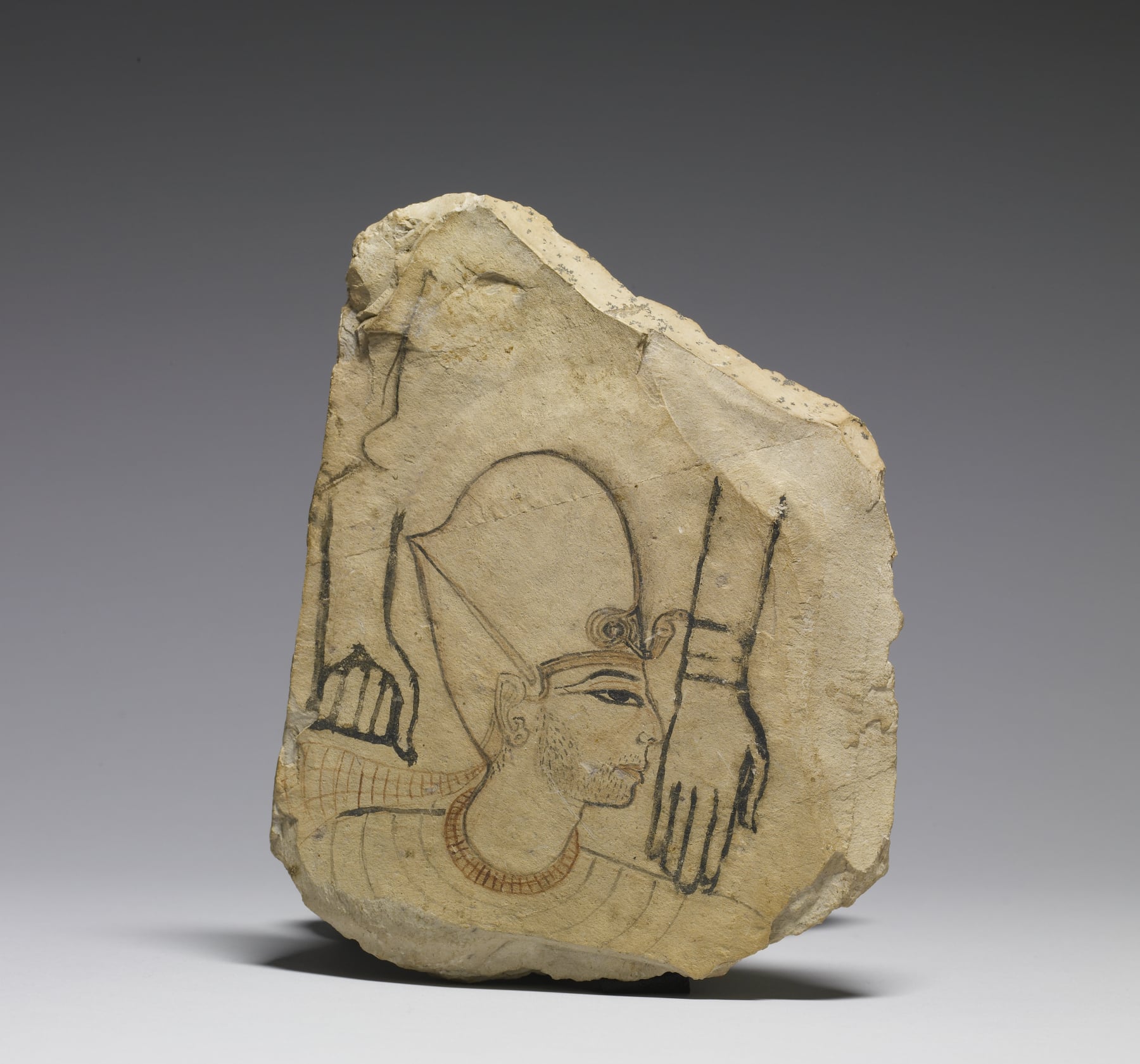 Ostracon with a Royal Head