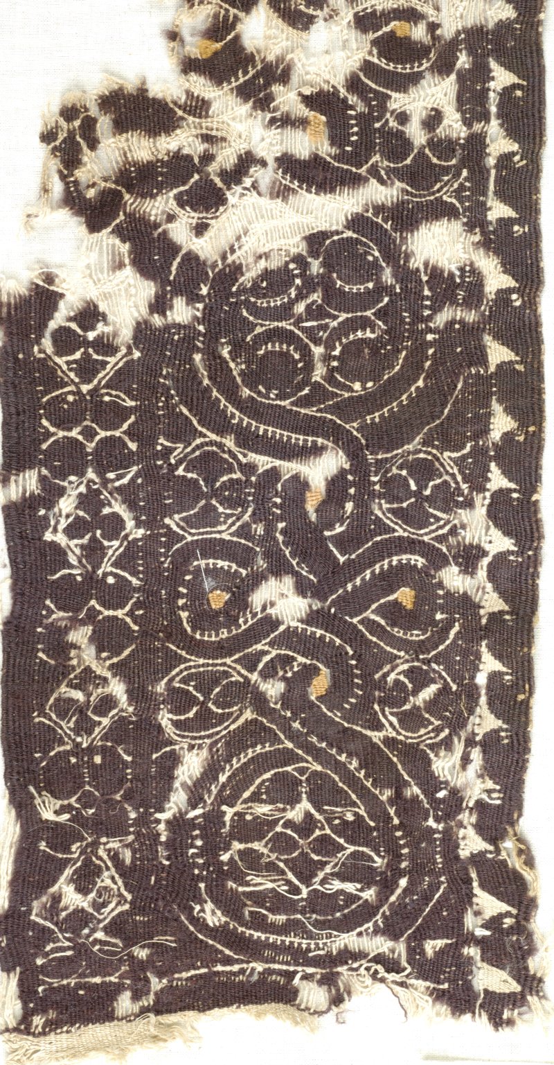 3 Tunic Fragments with Botanical Decorations