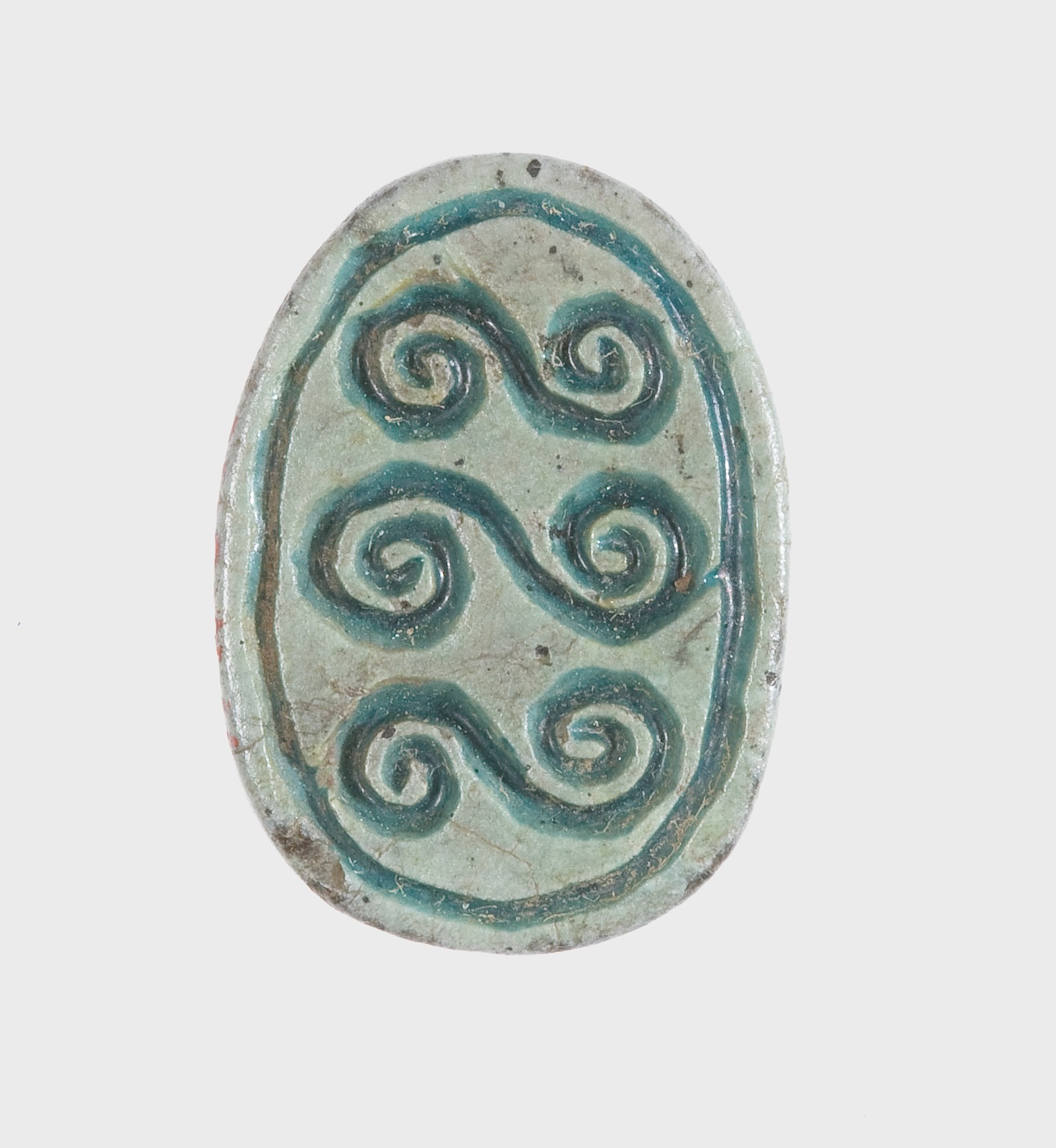 Scarab Inscribed with S-Shaped Spirals