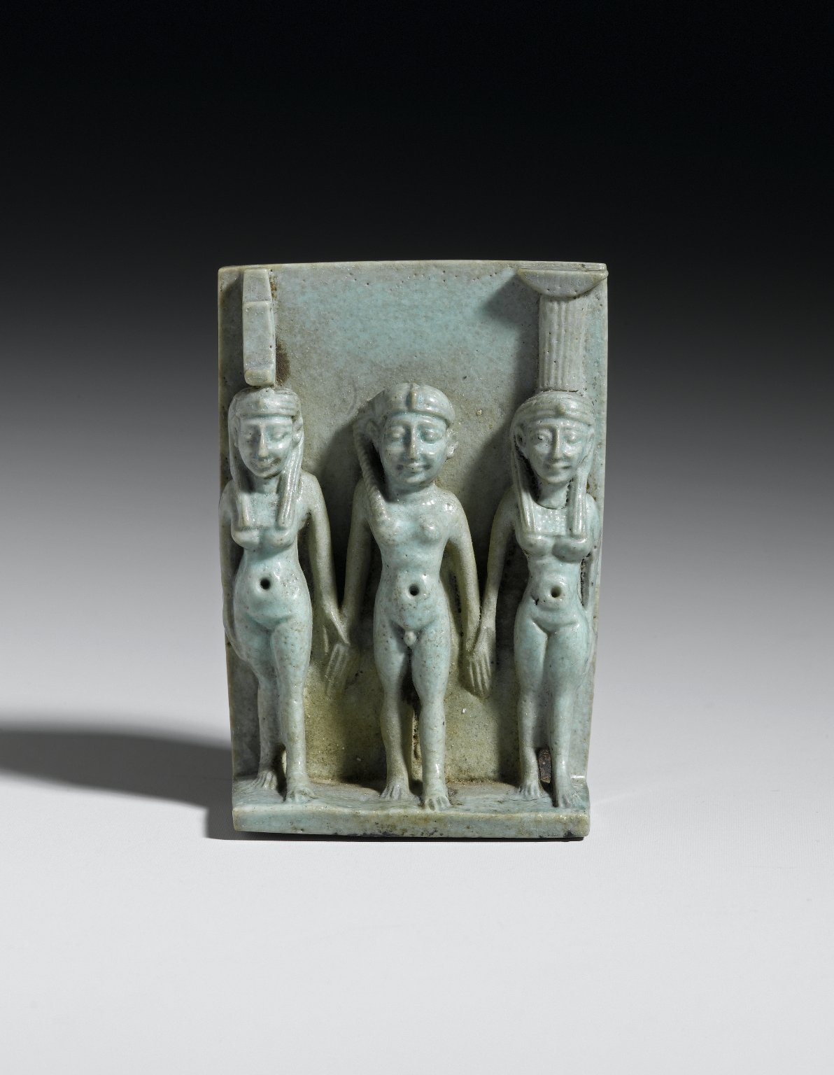 Triad of Isis, the Child Horus, and Nephthys