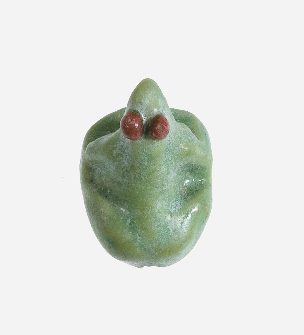 Frog Seal Amulet with a Maat Hieroglyph on the Base