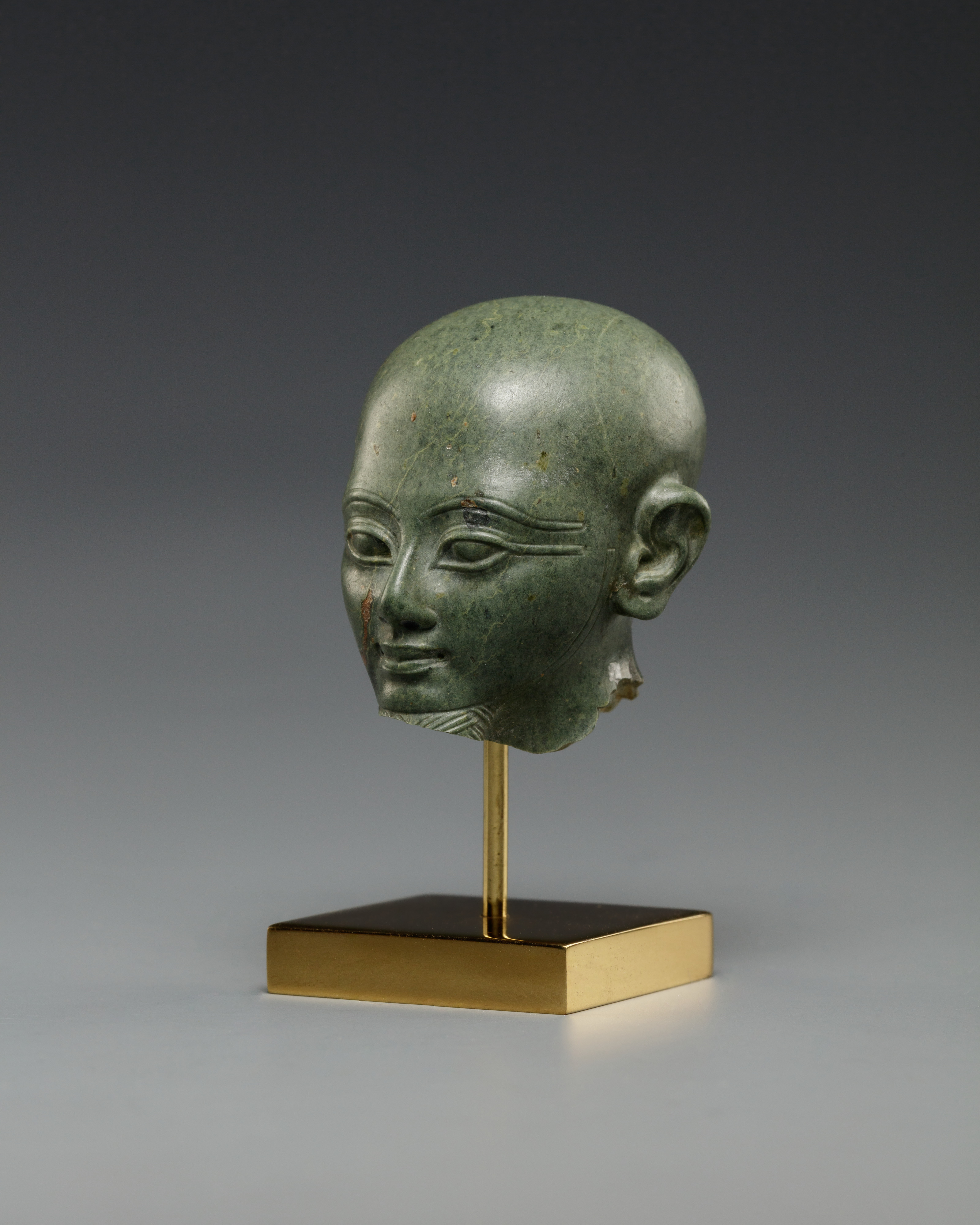 Head of a Statuette of Ptah