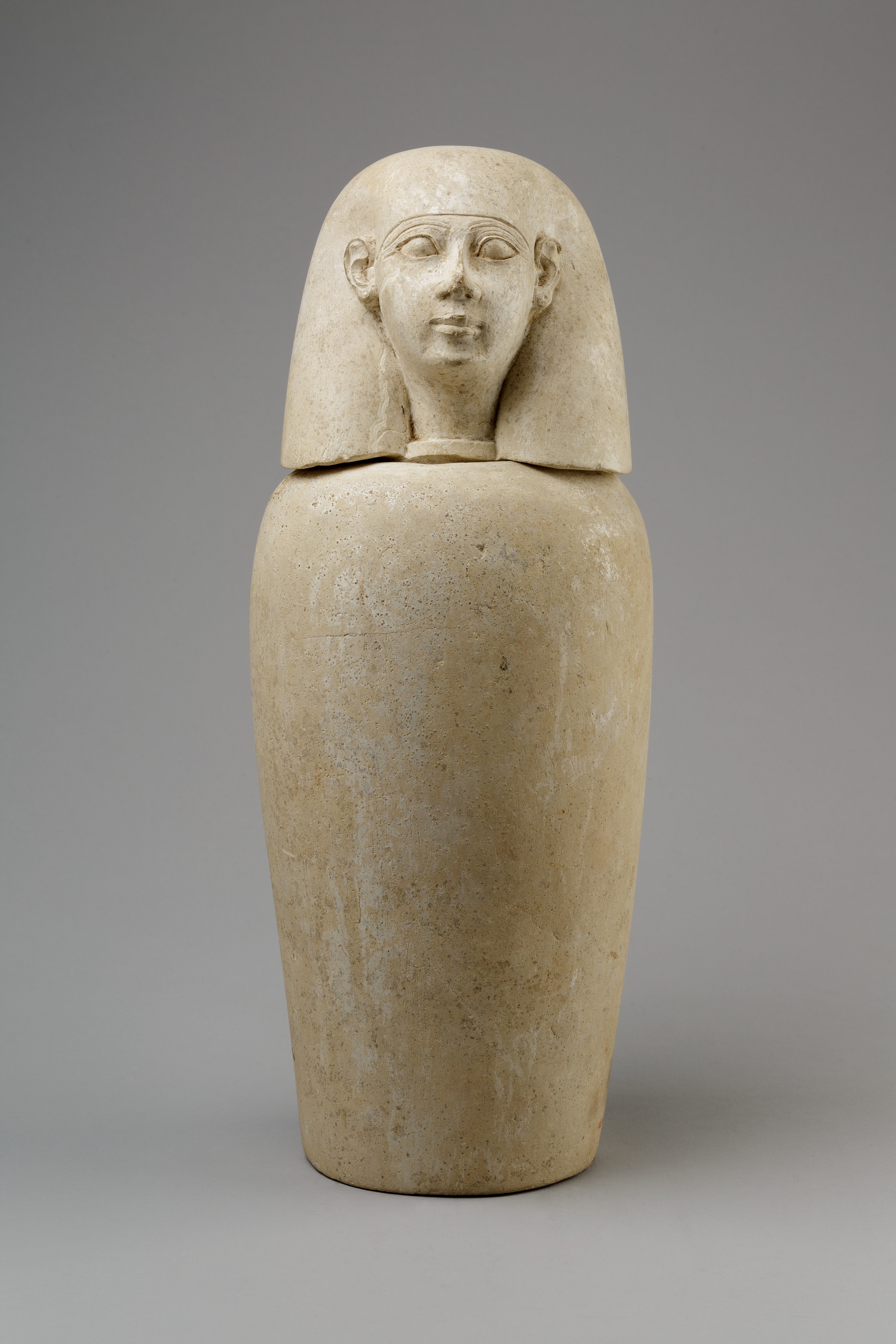 Canopic jar with human head (Imseti)