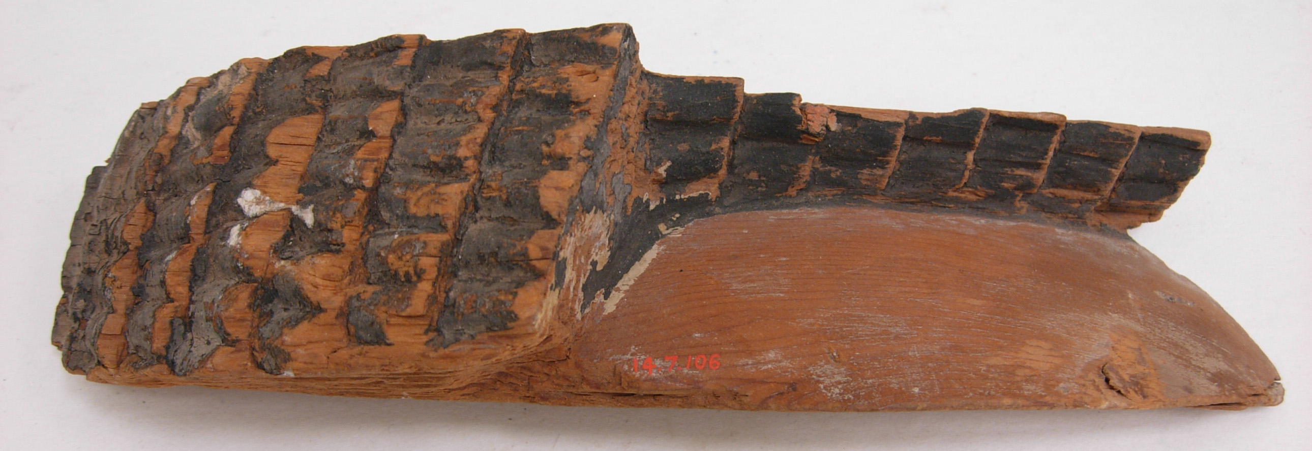 Fragment from the head of a statue
