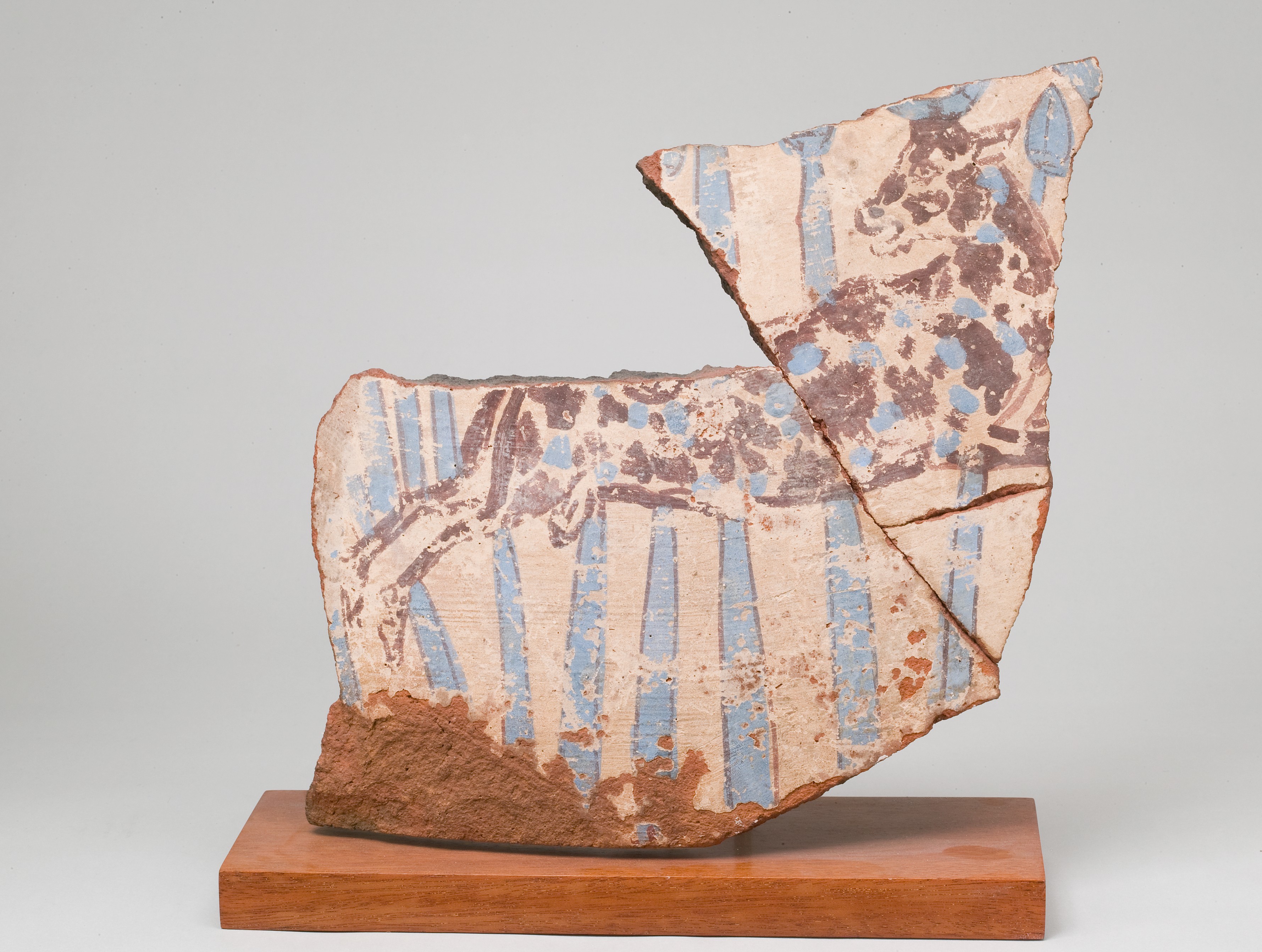 Blue-Painted Jar Fragment from Malqata
