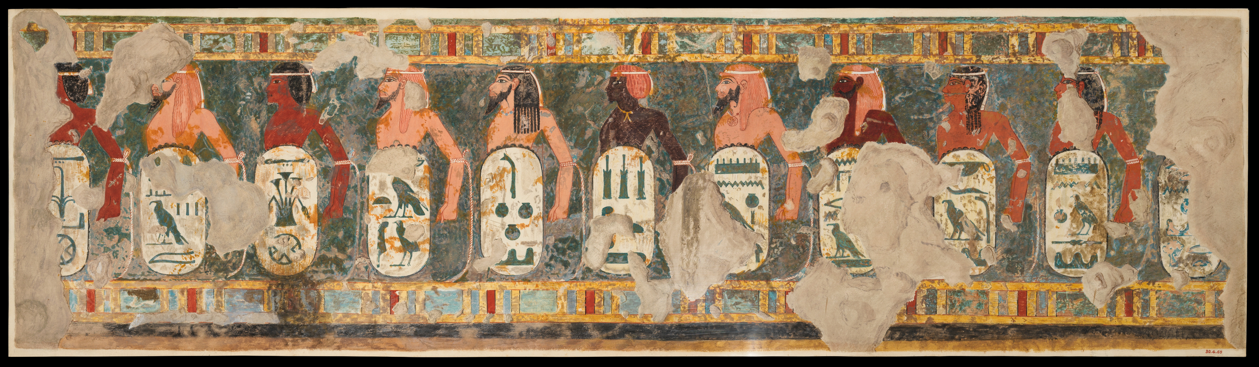 Name Rings of Subject Nations Beneath the King's Throne