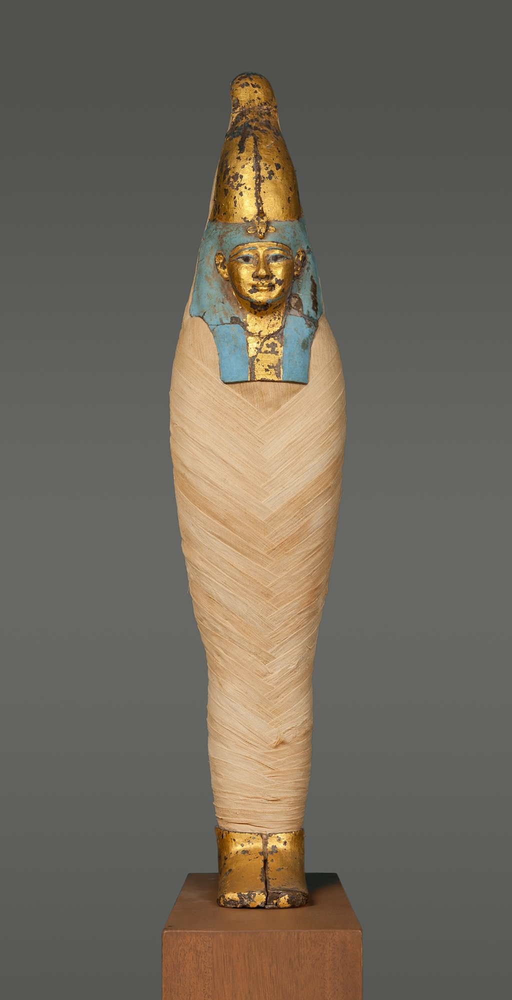 Mask and Foot Cover of  "Corn Mummy"