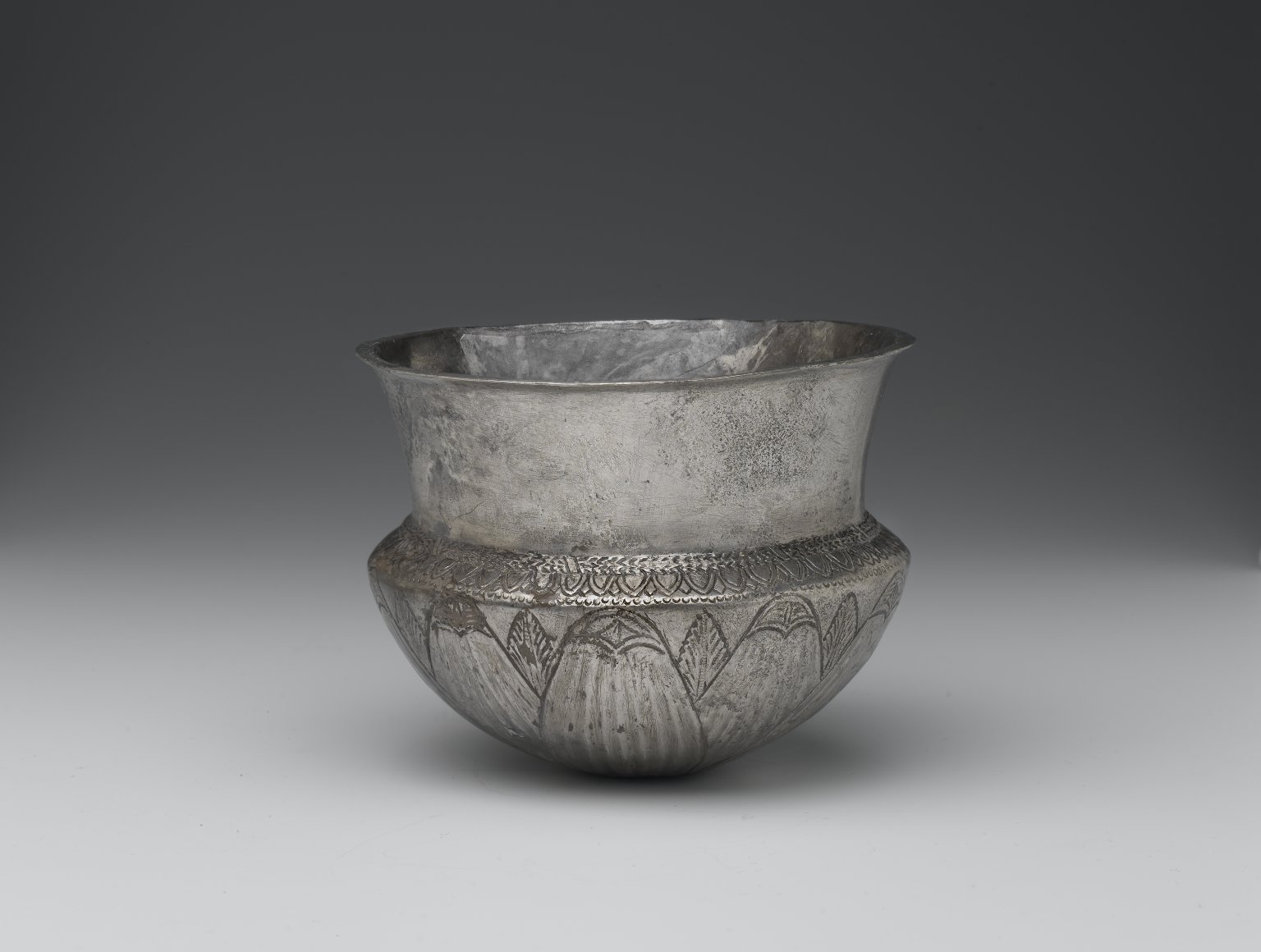 Bowl with Incised Rosette on Base