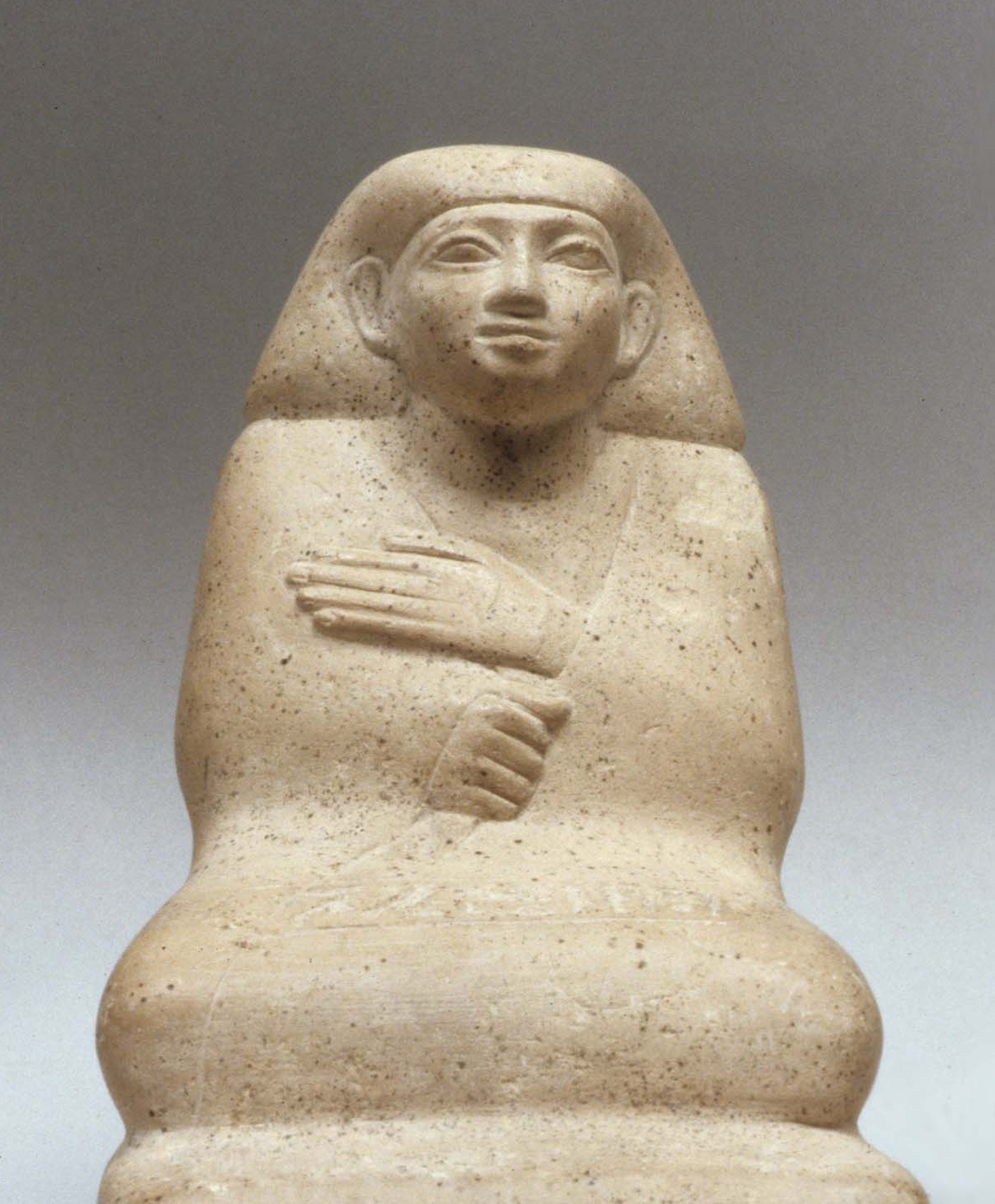 Male squatting figure of Wekhaher (wh' Hr ?)