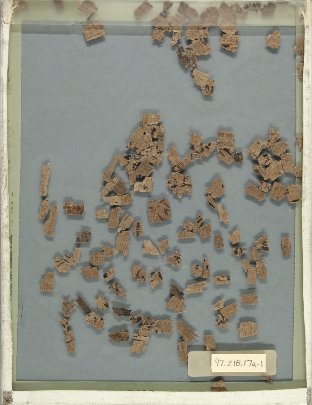 Eight Groups of Papyrus Fragments Inscribed in Demotic and Greek
