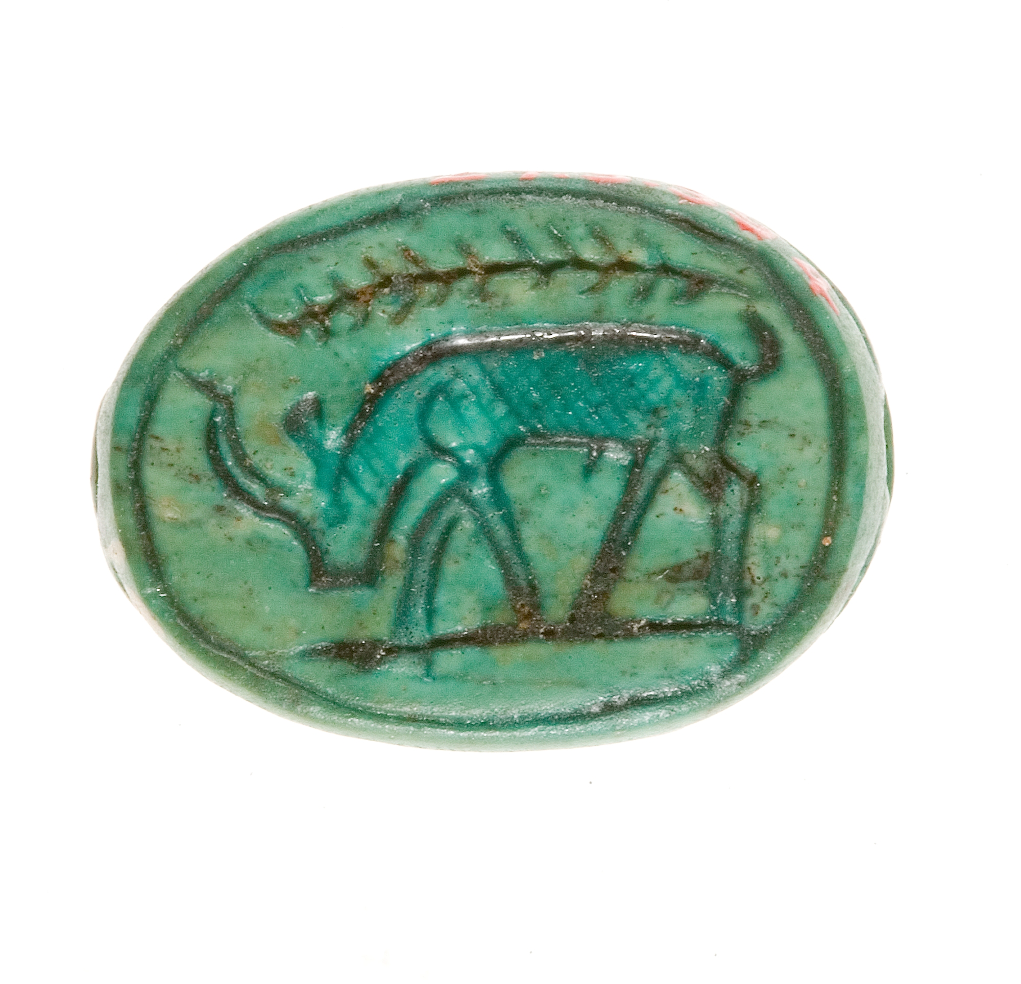 Scarab Inscribed with a Grazing Antelope