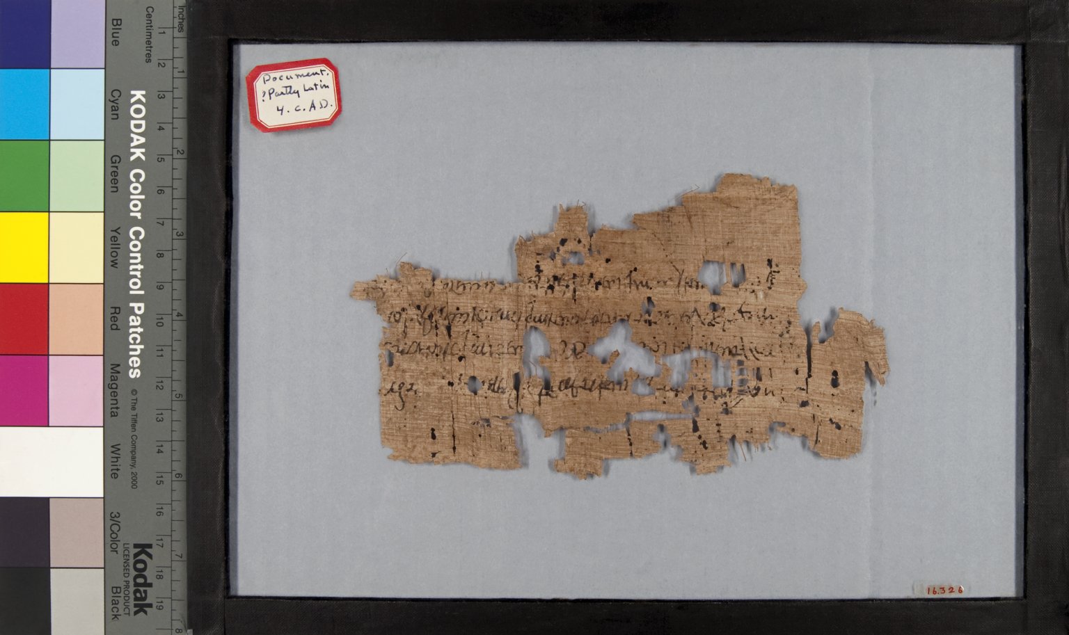 Papyrus Inscribed in Greek