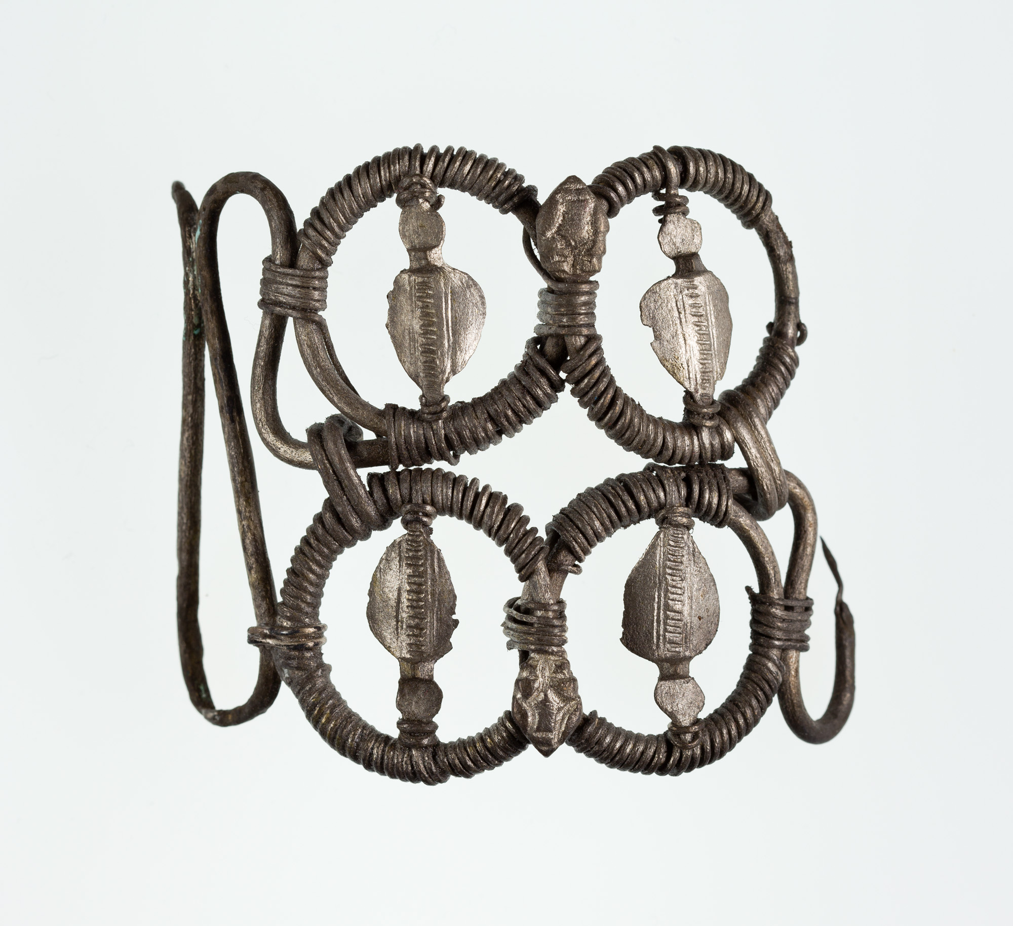 Part (?) of a bracelet or armlet with uraei