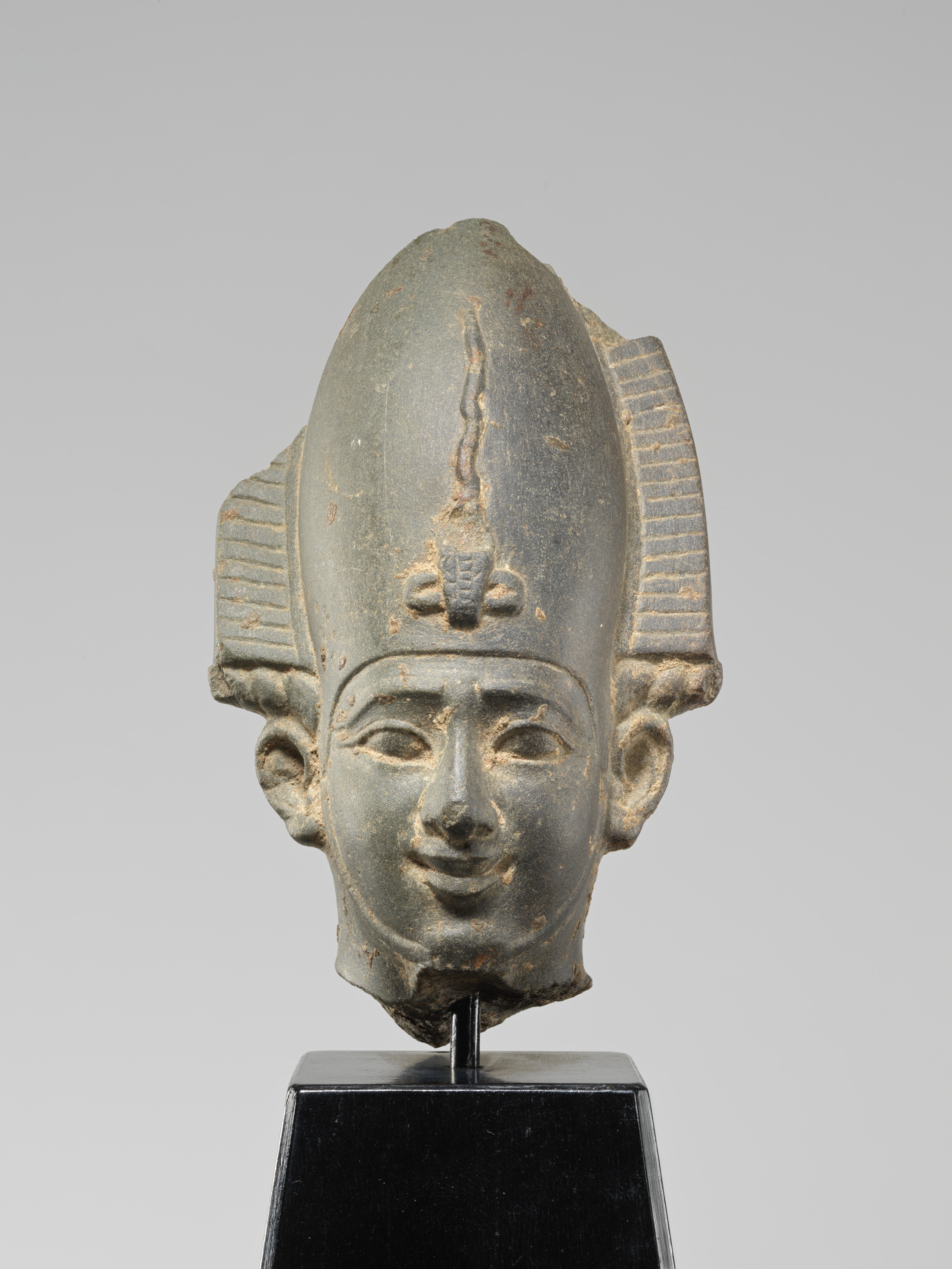 Head from a figure of Osiris