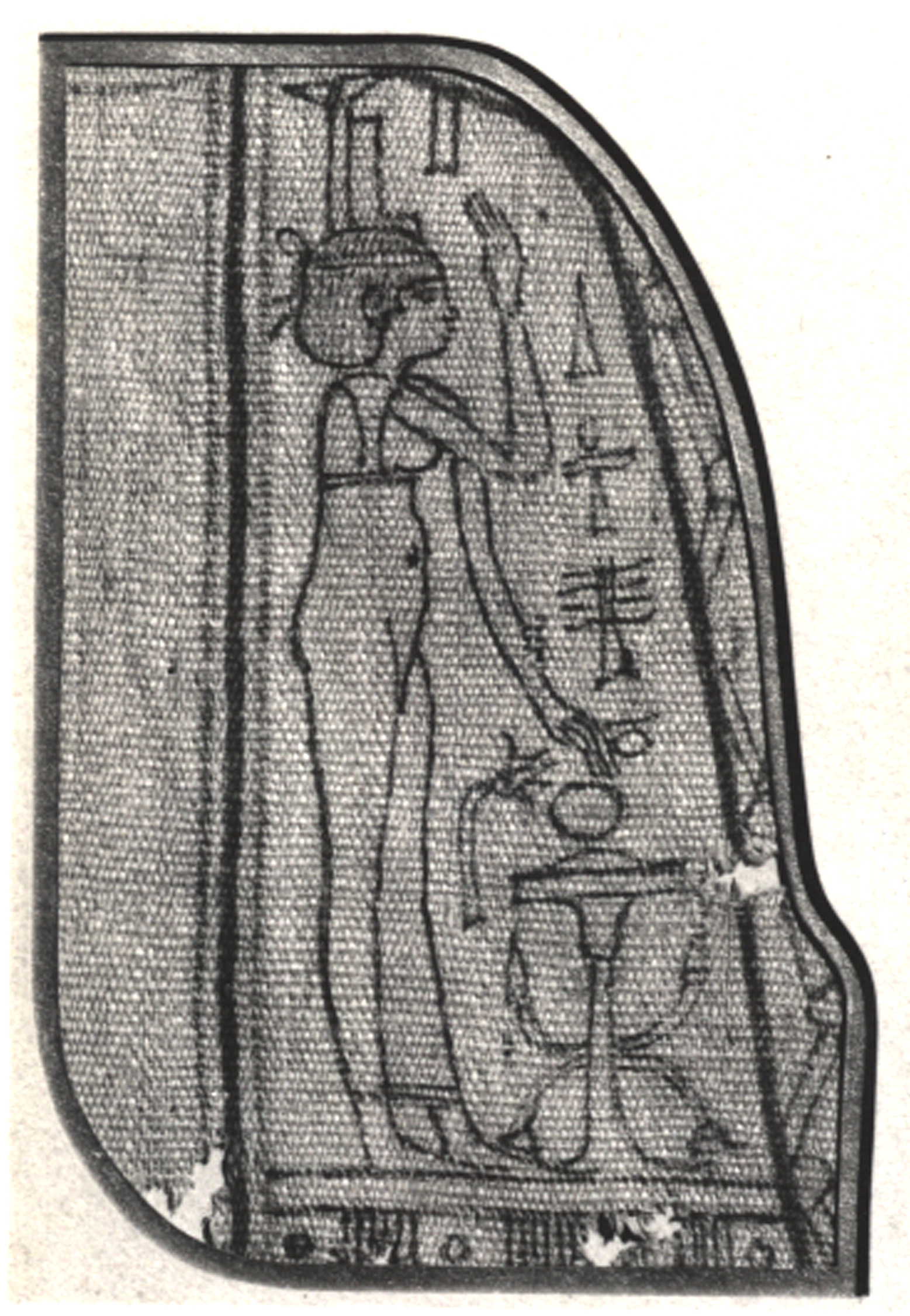 Fragment of a Shroud Depicting Isis