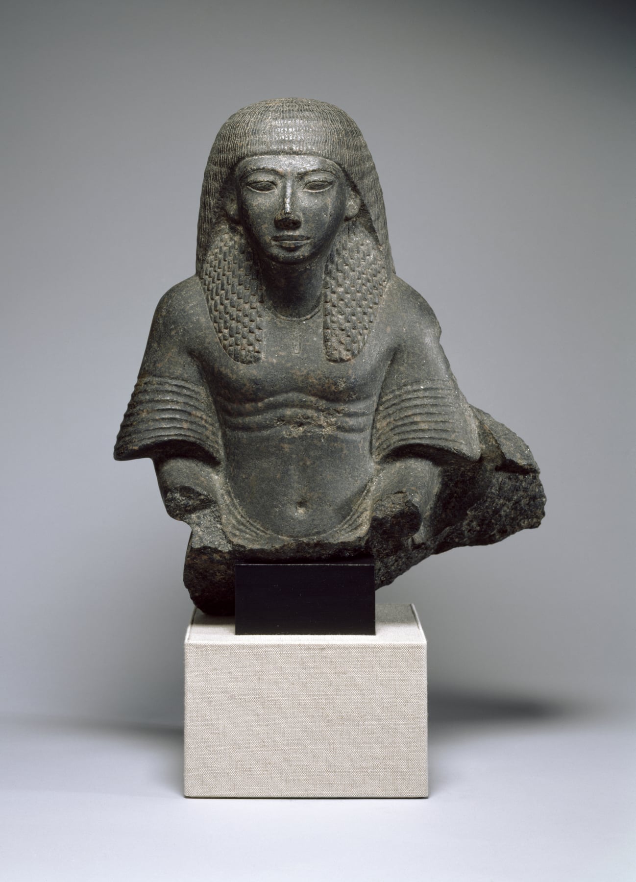 Male Bust From a Group Statue
