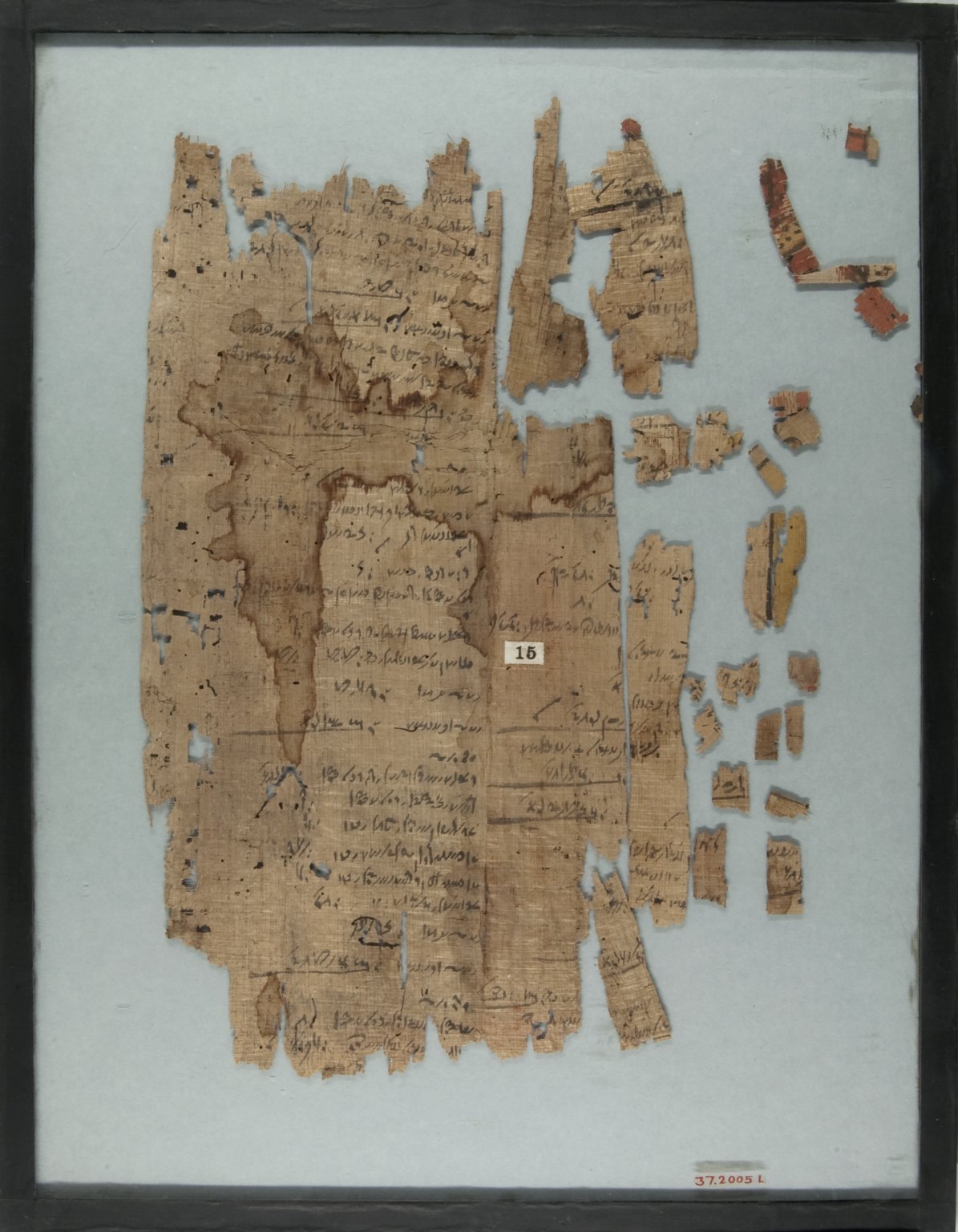 Papyrus Inscribed in Demotic